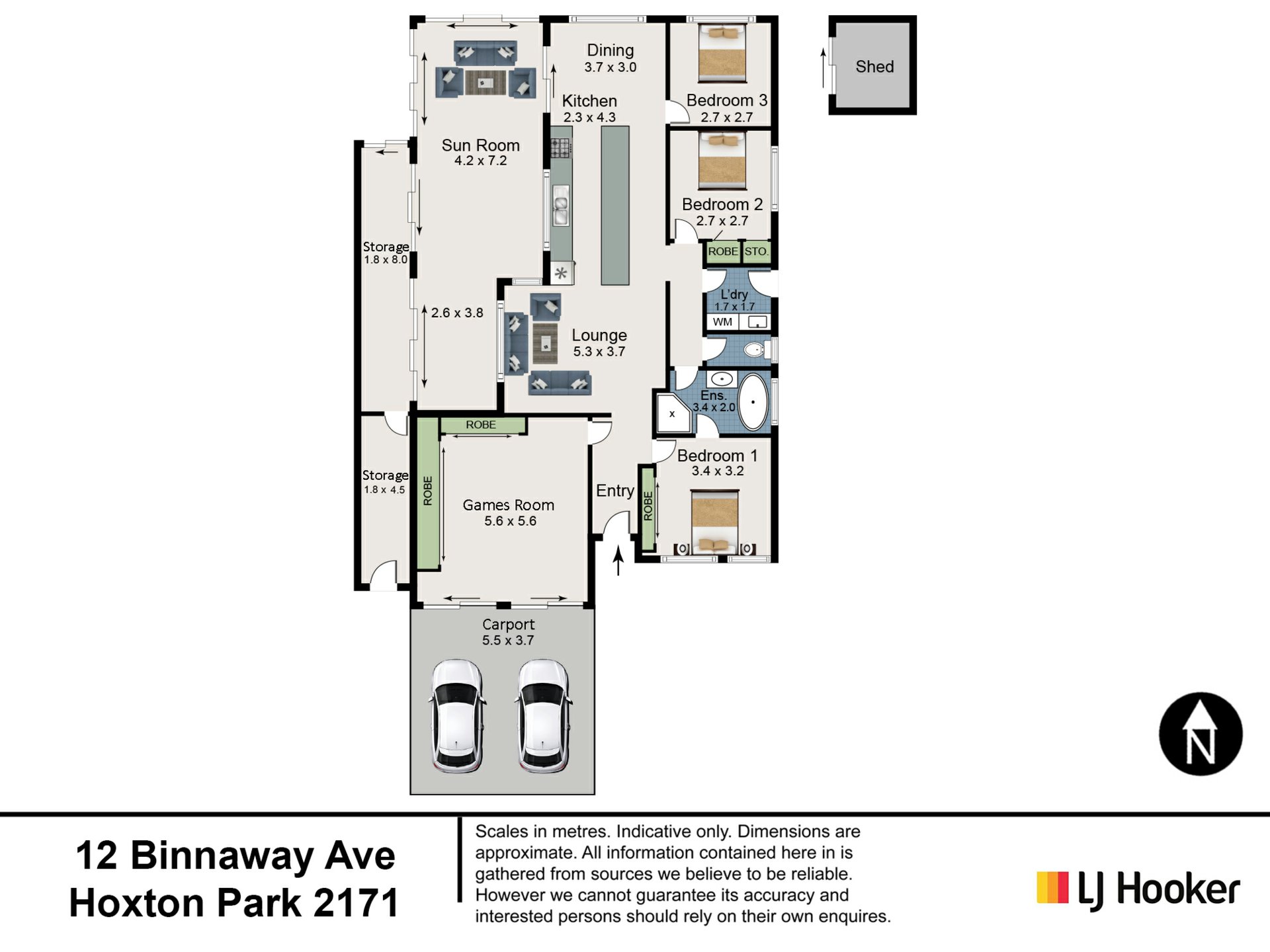 12 BINNAWAY AV, Hoxton Park, South Western Suburbs, 0房, 0浴, House