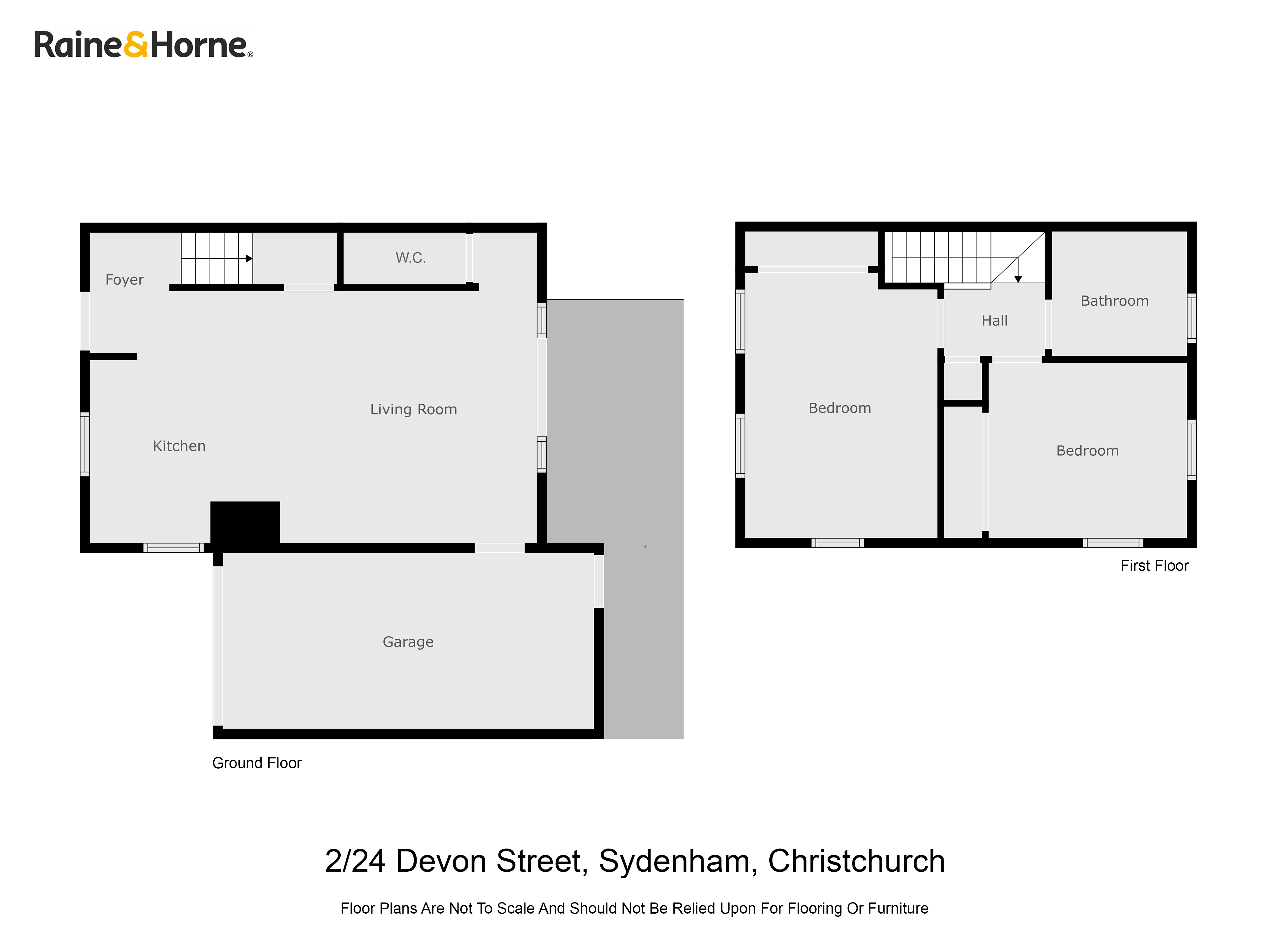2/24 Devon Street, Sydenham, Christchurch City, 2 ਕਮਰੇ, 1 ਬਾਥਰੂਮ, Townhouse