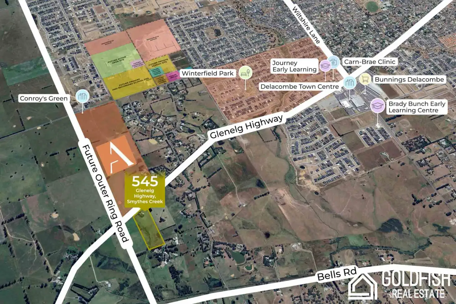 545 GLENELG HWY, Smythes Creek, Ballarat, 0部屋, 0バスルーム, House