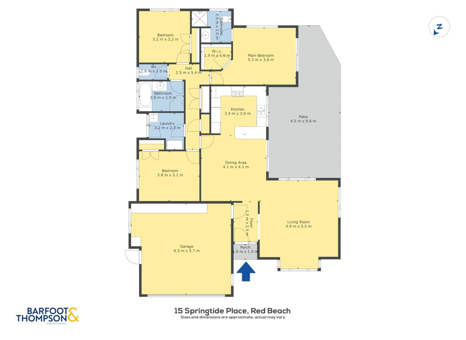 15 Springtide Place, Red Beach, Rodney, 3房, 0浴, House
