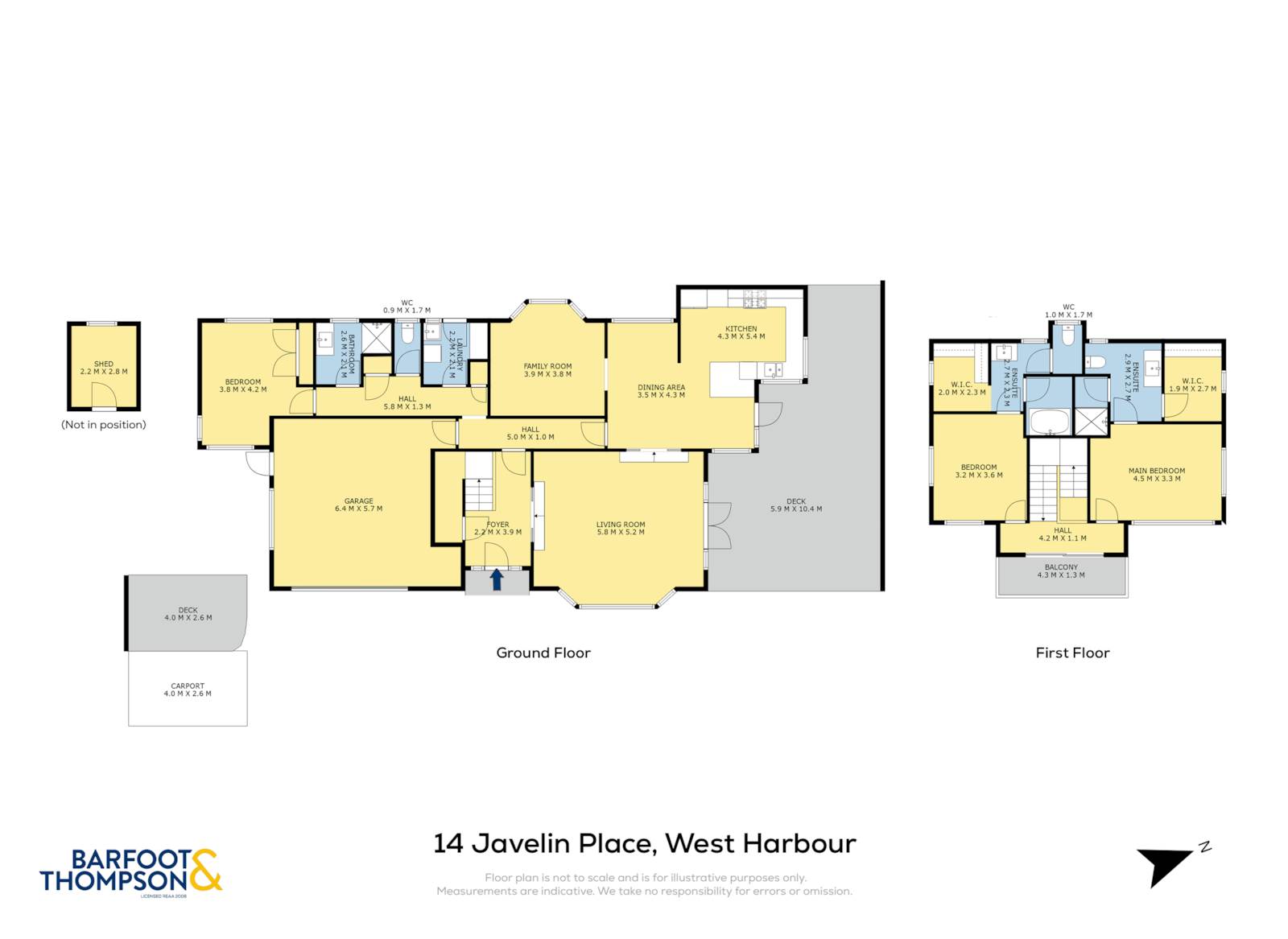 14 Javelin Place, West Harbour, Waitakere City, 3 침실, 3 욕실, House