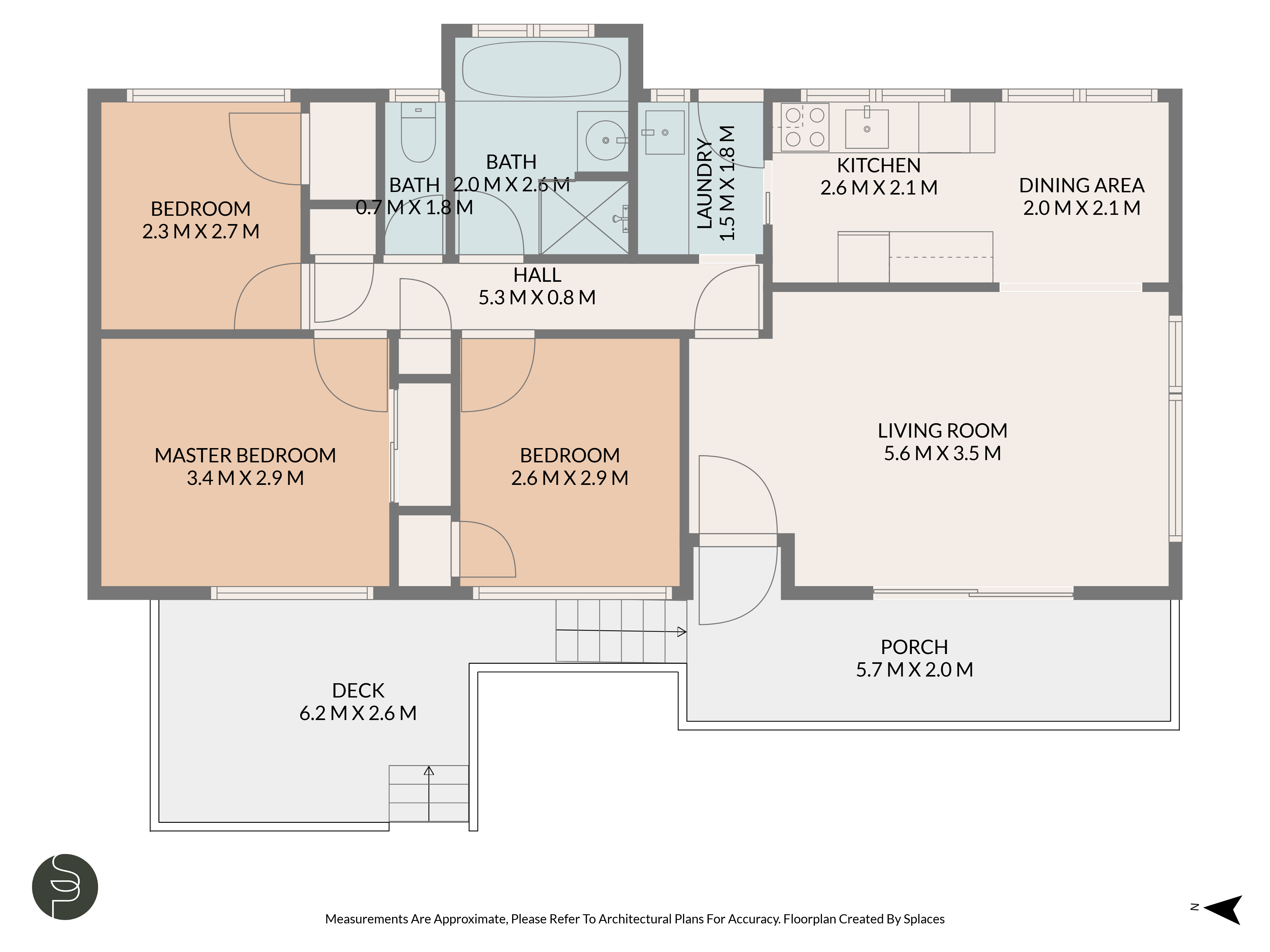 2/4 Clare Place, Glenfield, North Shore City, 3 Schlafzimmer, 1 Badezimmer, House