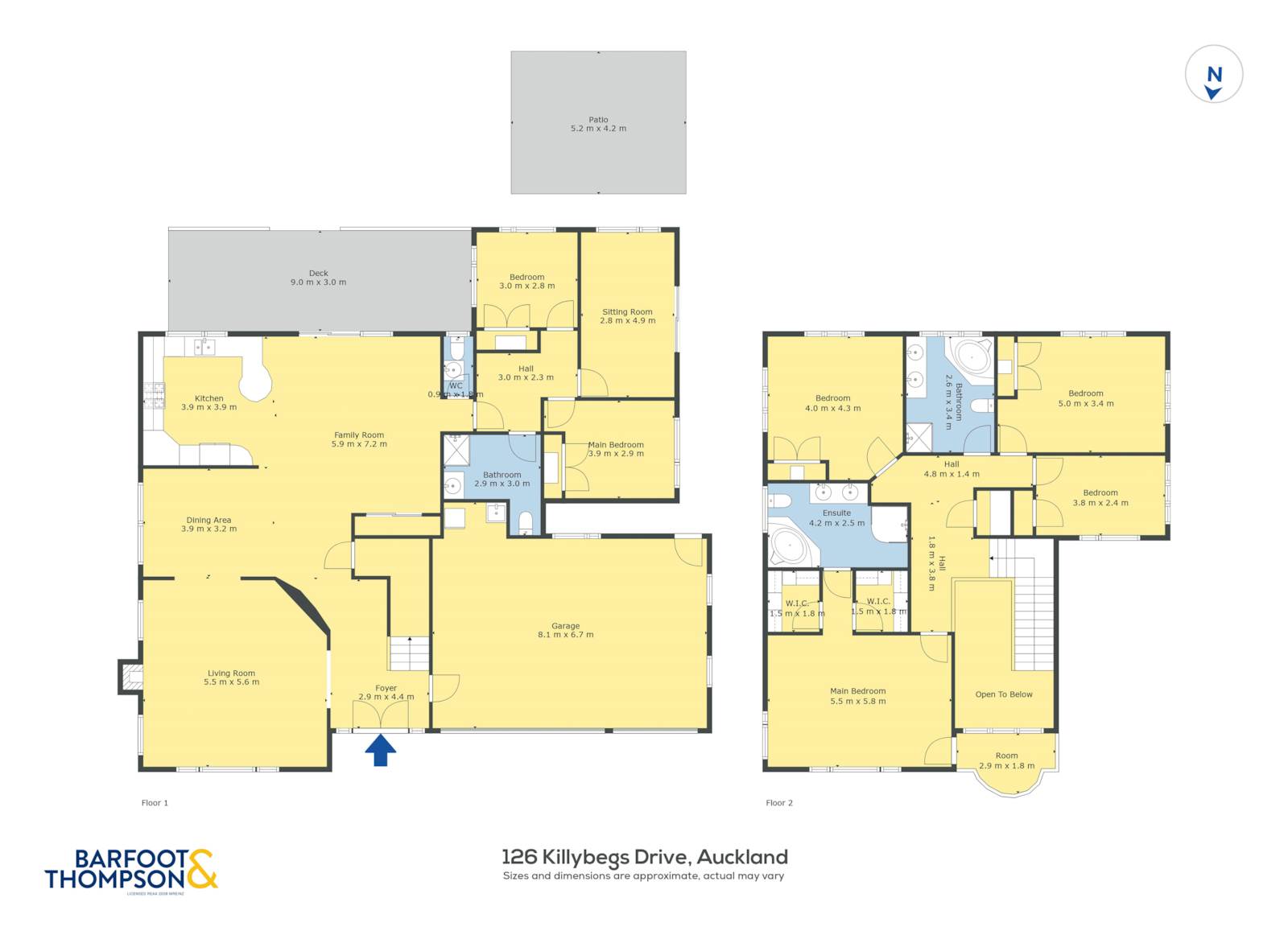 126 Killybegs Drive, Pinehill, Auckland - North Shore, 6房, 0浴, House