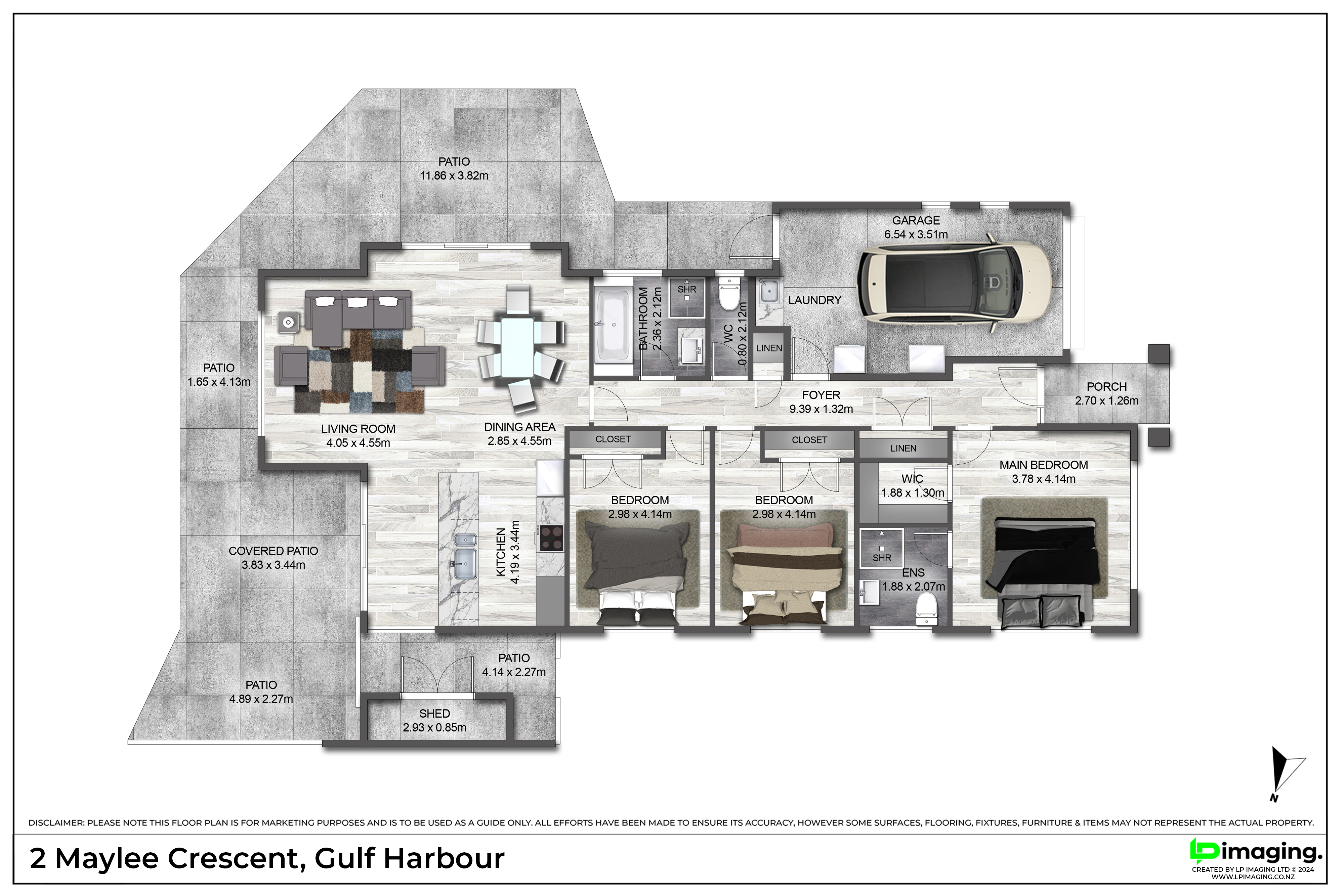 2 Maylee Crescent, Gulf Harbour, Rodney, 3 રૂમ, 2 બાથરૂમ, House
