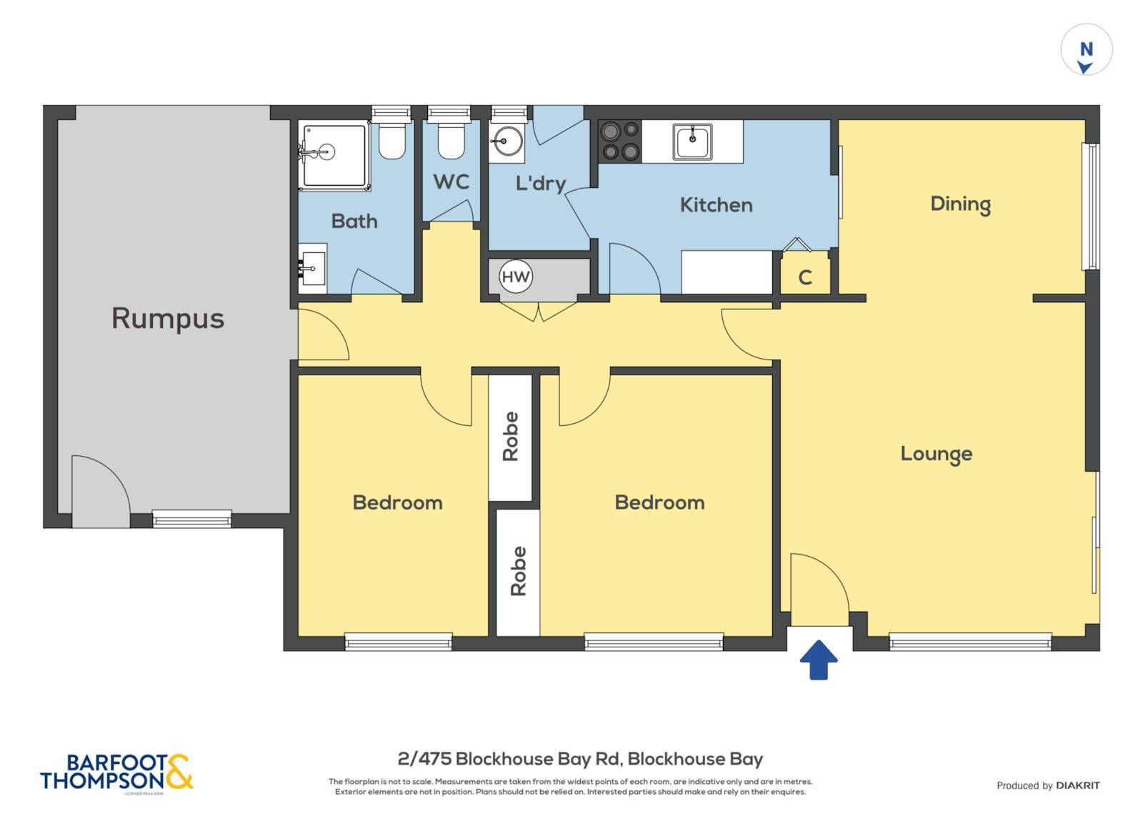 2/495 Blockhouse Bay Road, Blockhouse Bay, Auckland City, 2房, 1浴, House