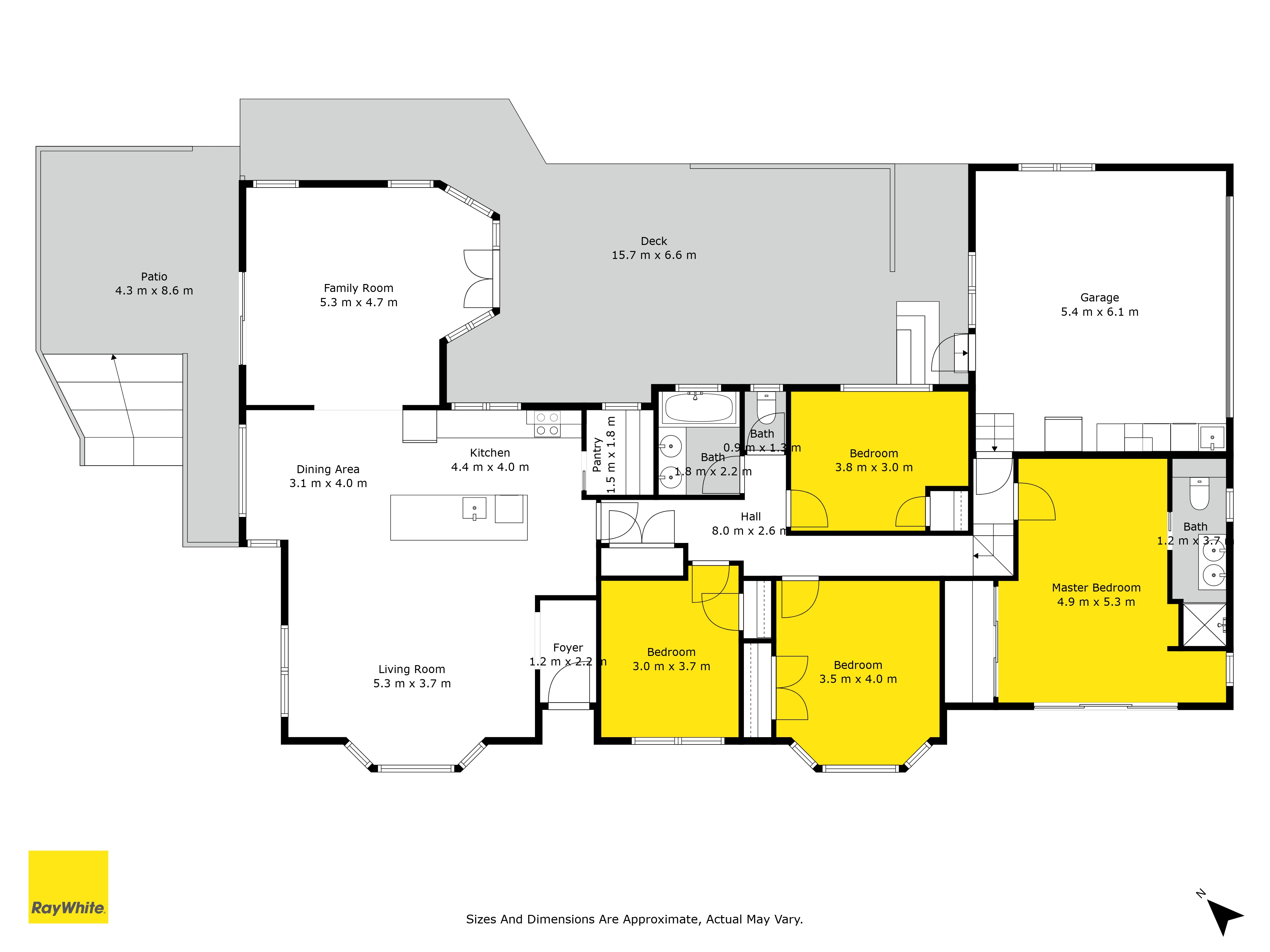 1 William Bryan Drive, Half Moon Bay, Manukau City, 4 રૂમ, 2 બાથરૂમ, House