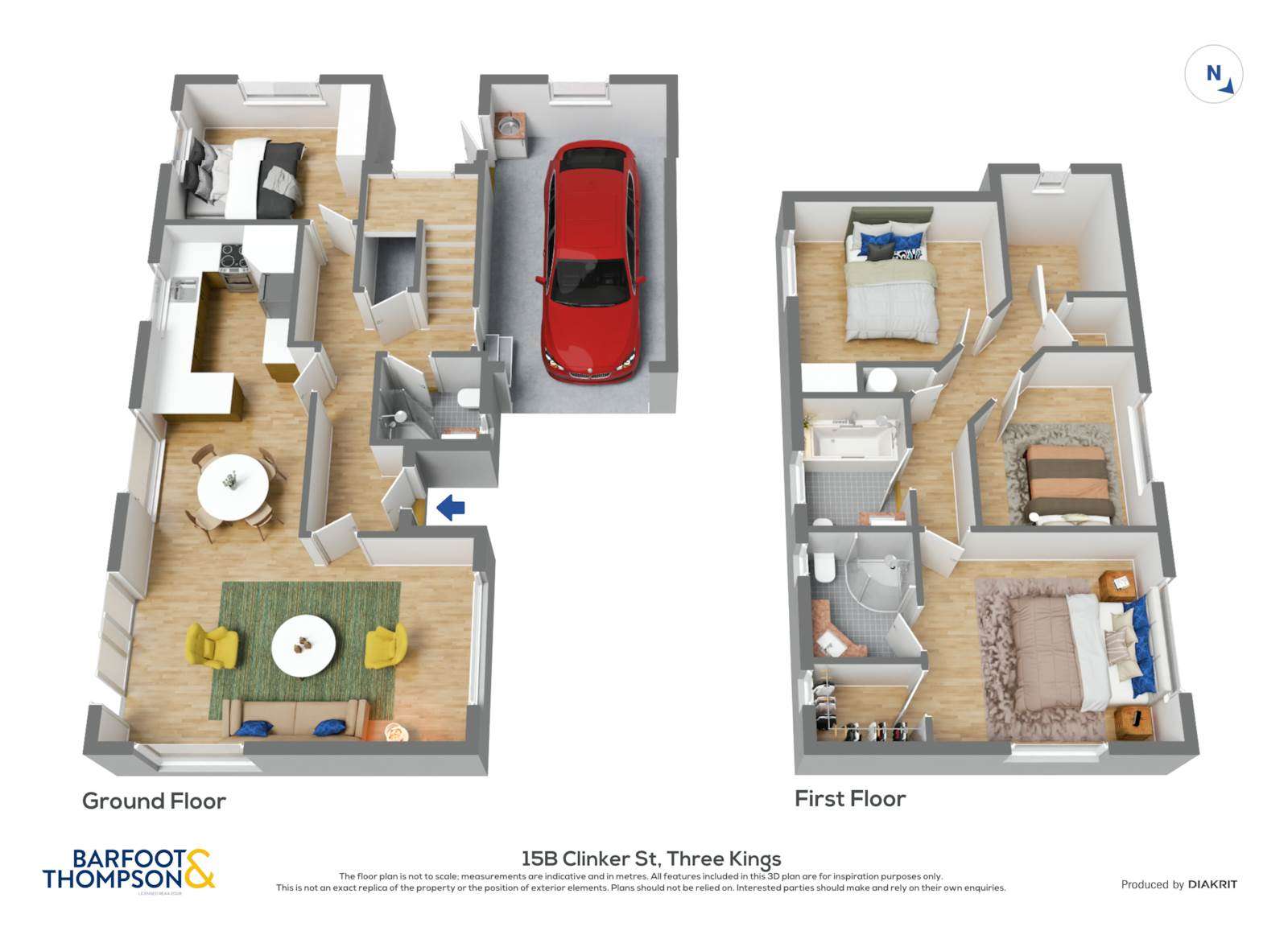 15b Clinker Street, Three Kings, Auckland City, 4 침실, 3 욕실, House