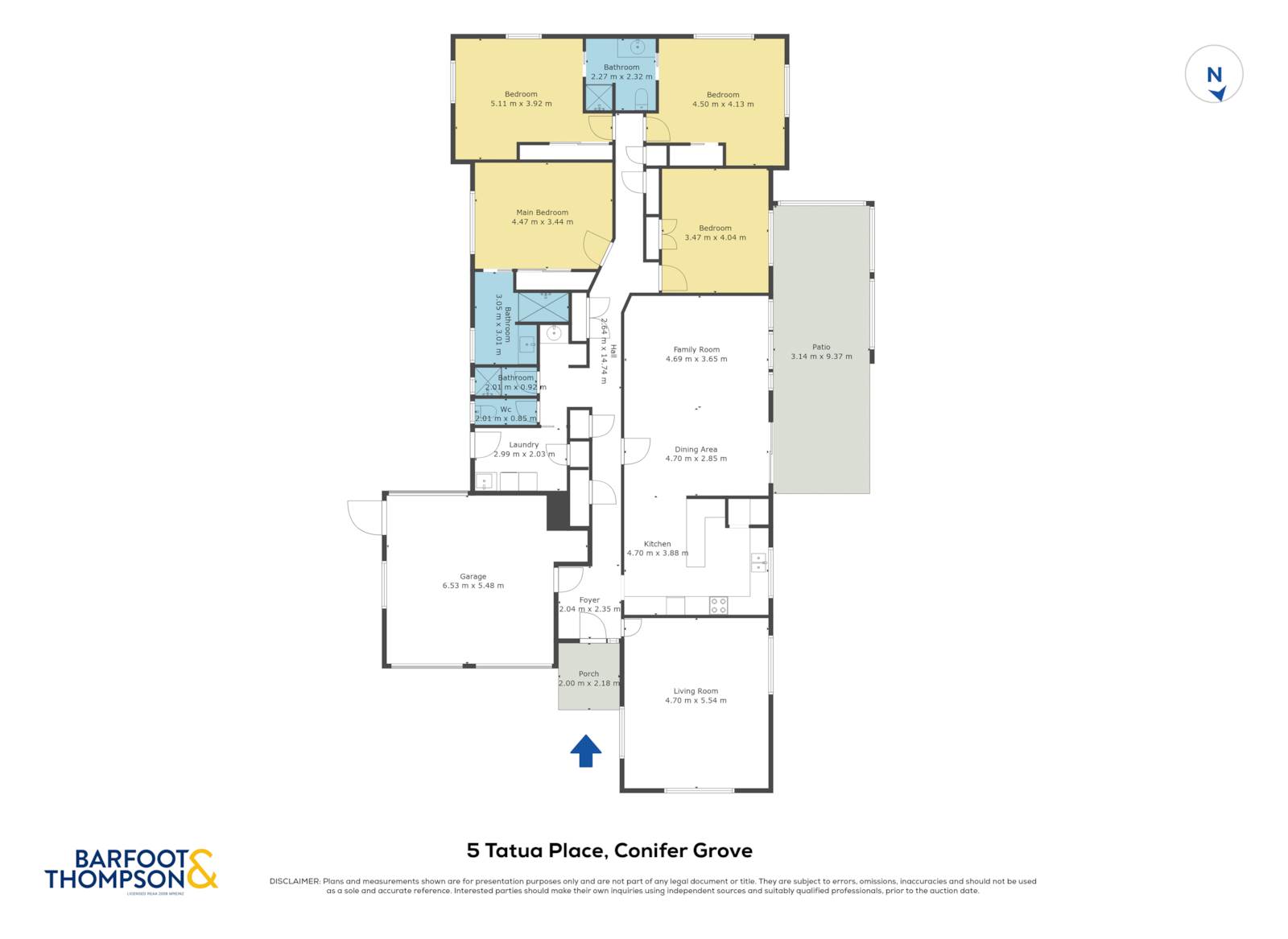5 Tatua Place, Conifer Grove, Papakura, 4房, 3浴, House