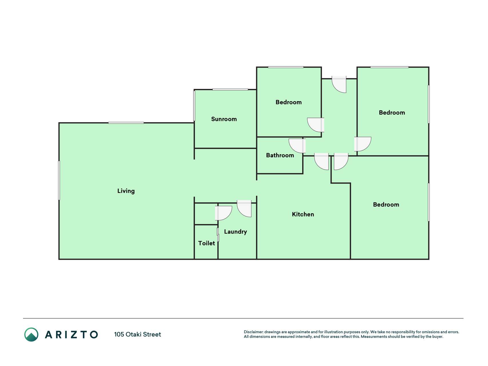 105 Otaki Street, Kaiapoi, Waimakariri, 3房, 1浴, House