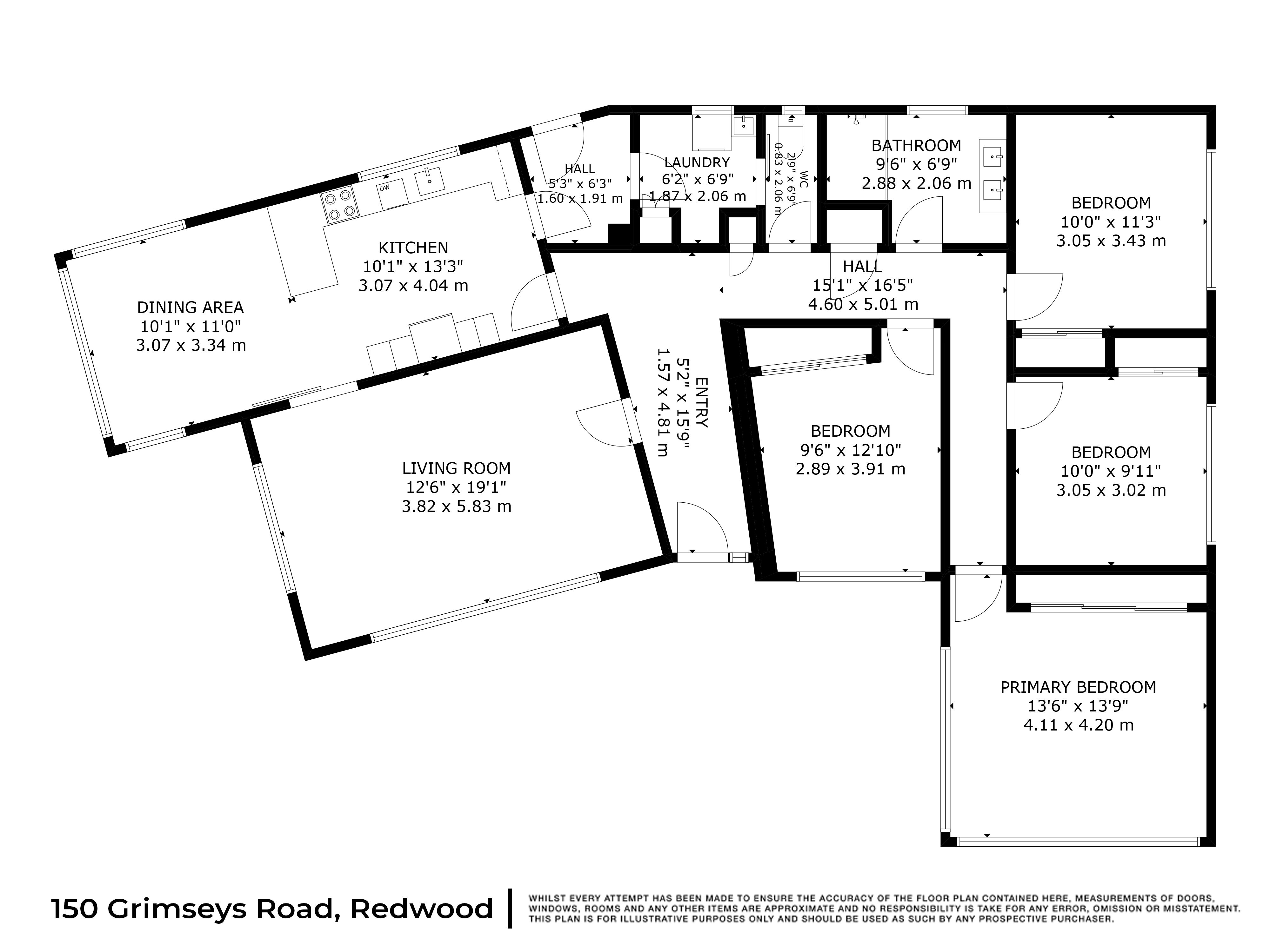 150 Grimseys Road, Redwood, Christchurch, 4房, 0浴, House