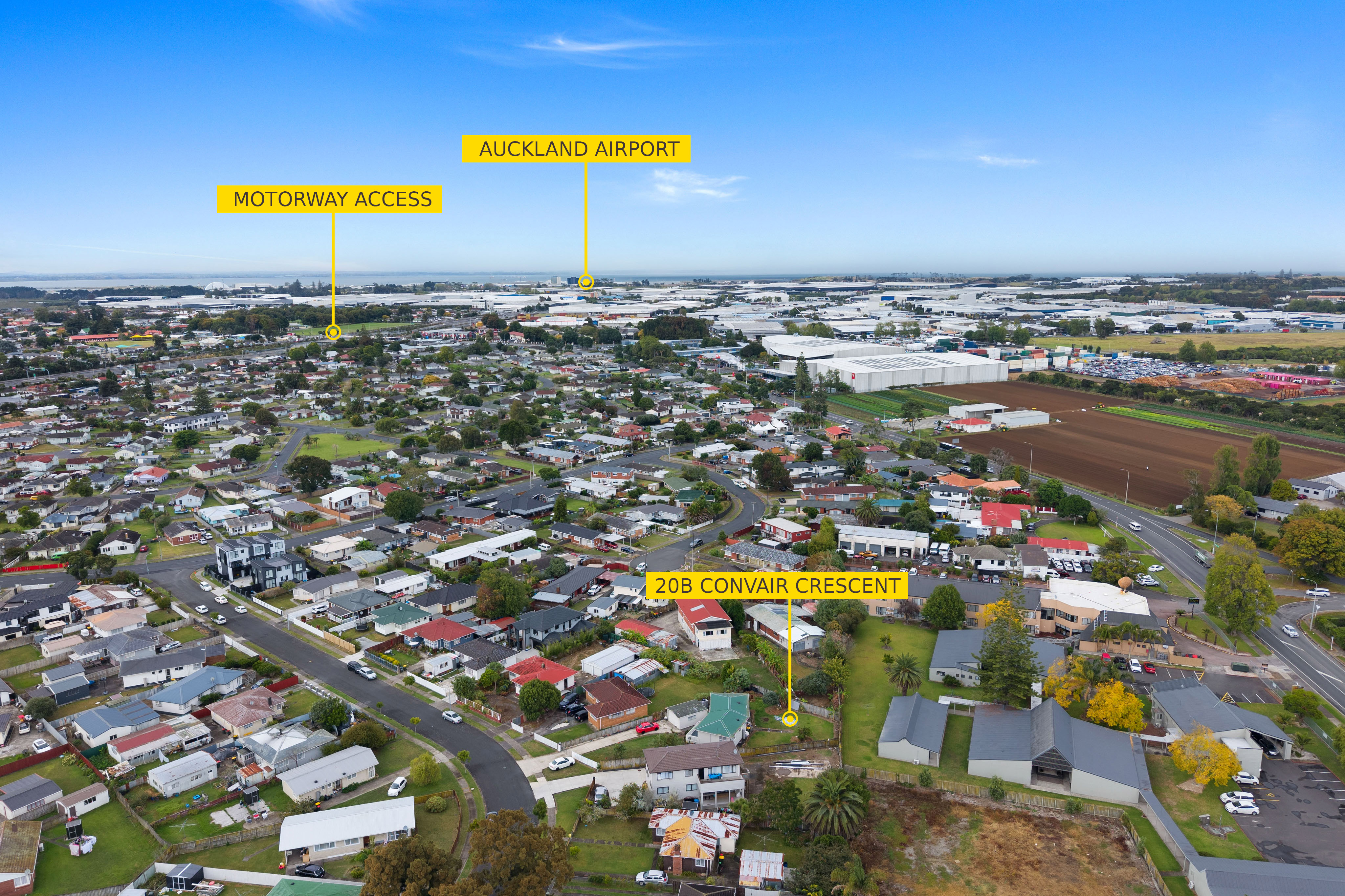 20b Convair Crescent, Mangere, Manukau City, 0 غرف, 0 حمامات, Section