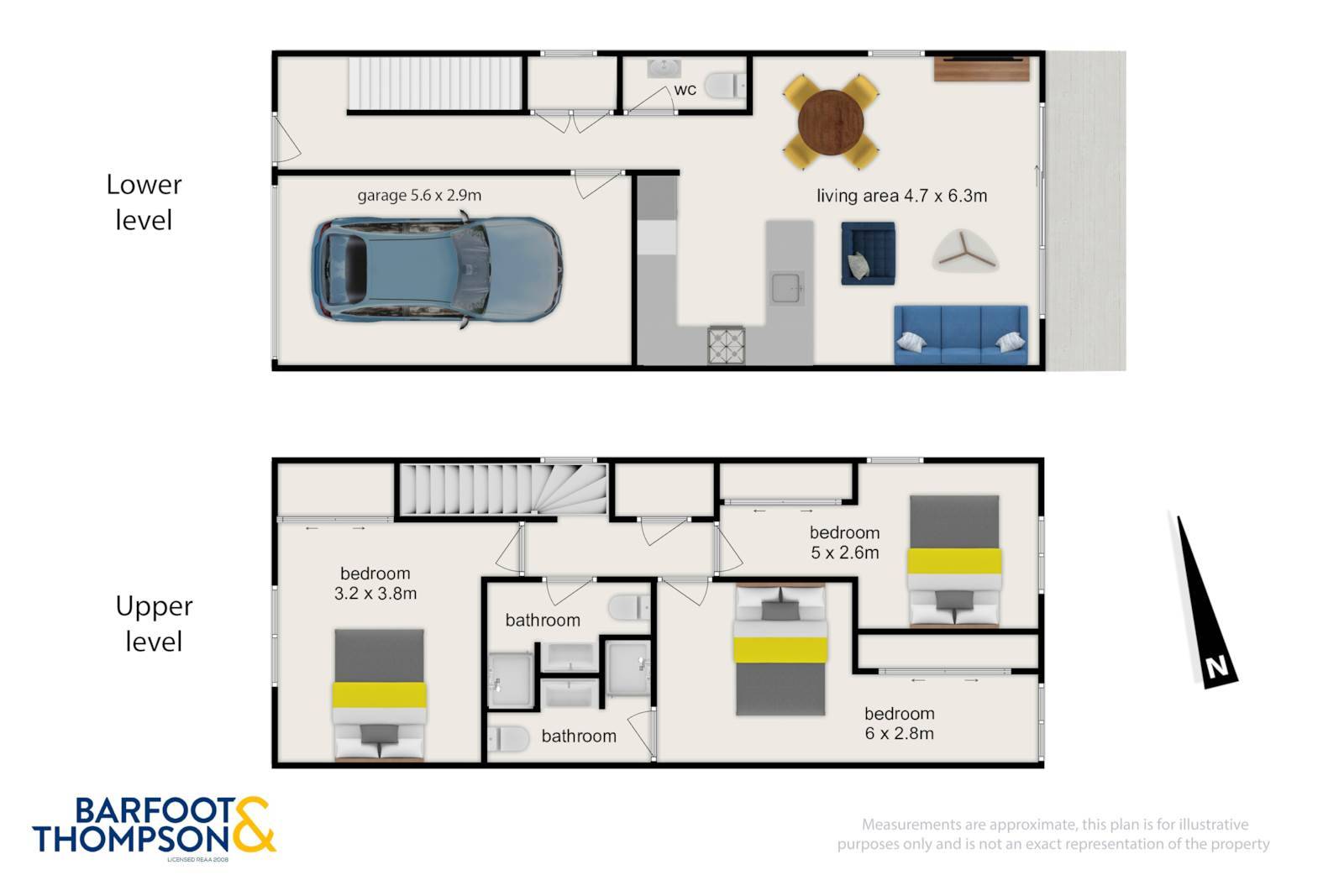 241/287 Onehunga Mall, Onehunga, Auckland City, 3 Bedrooms, 2 Bathrooms, Townhouse