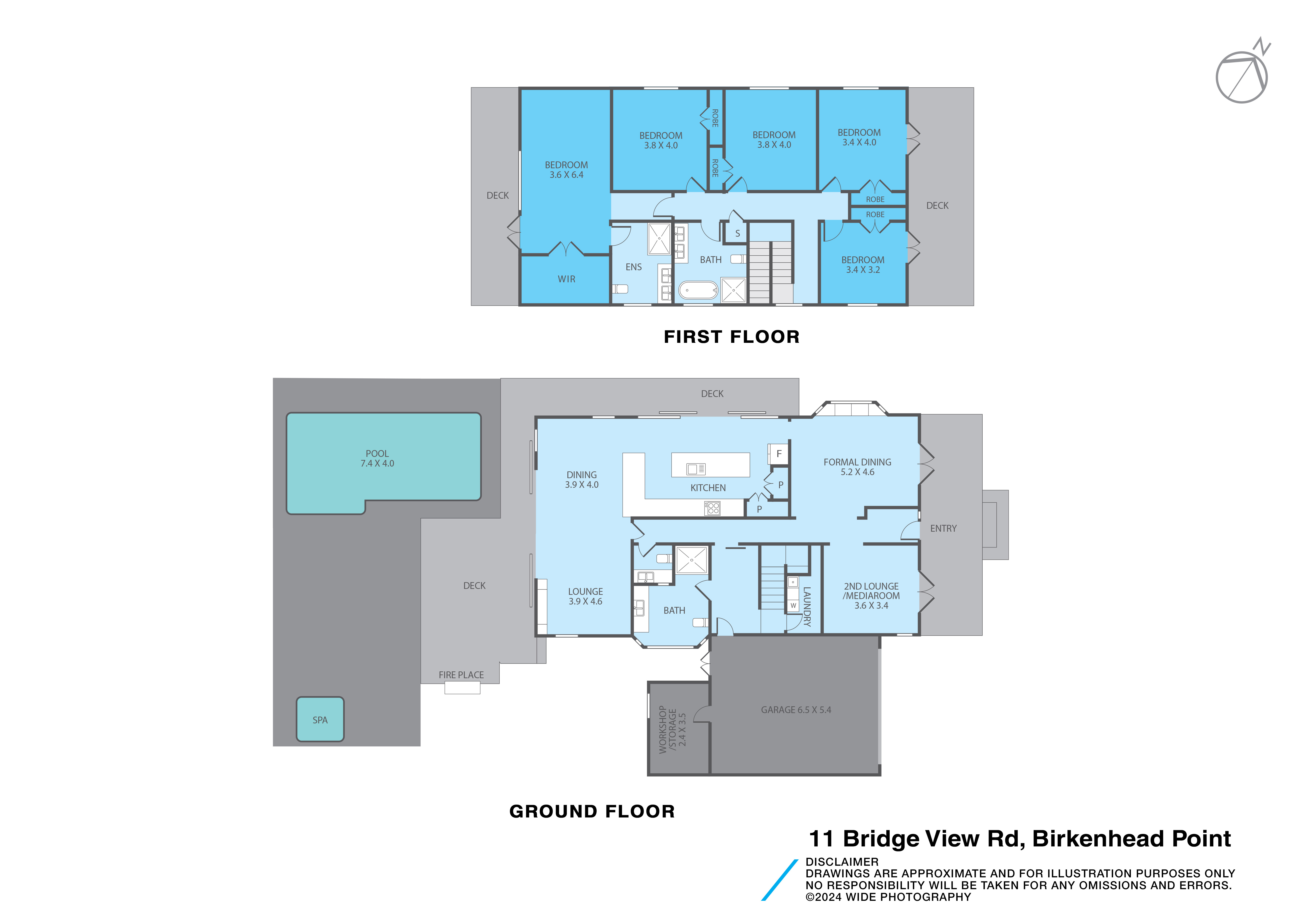 11 Bridge View Road, Birkenhead, North Shore City, 5房, 3浴, House