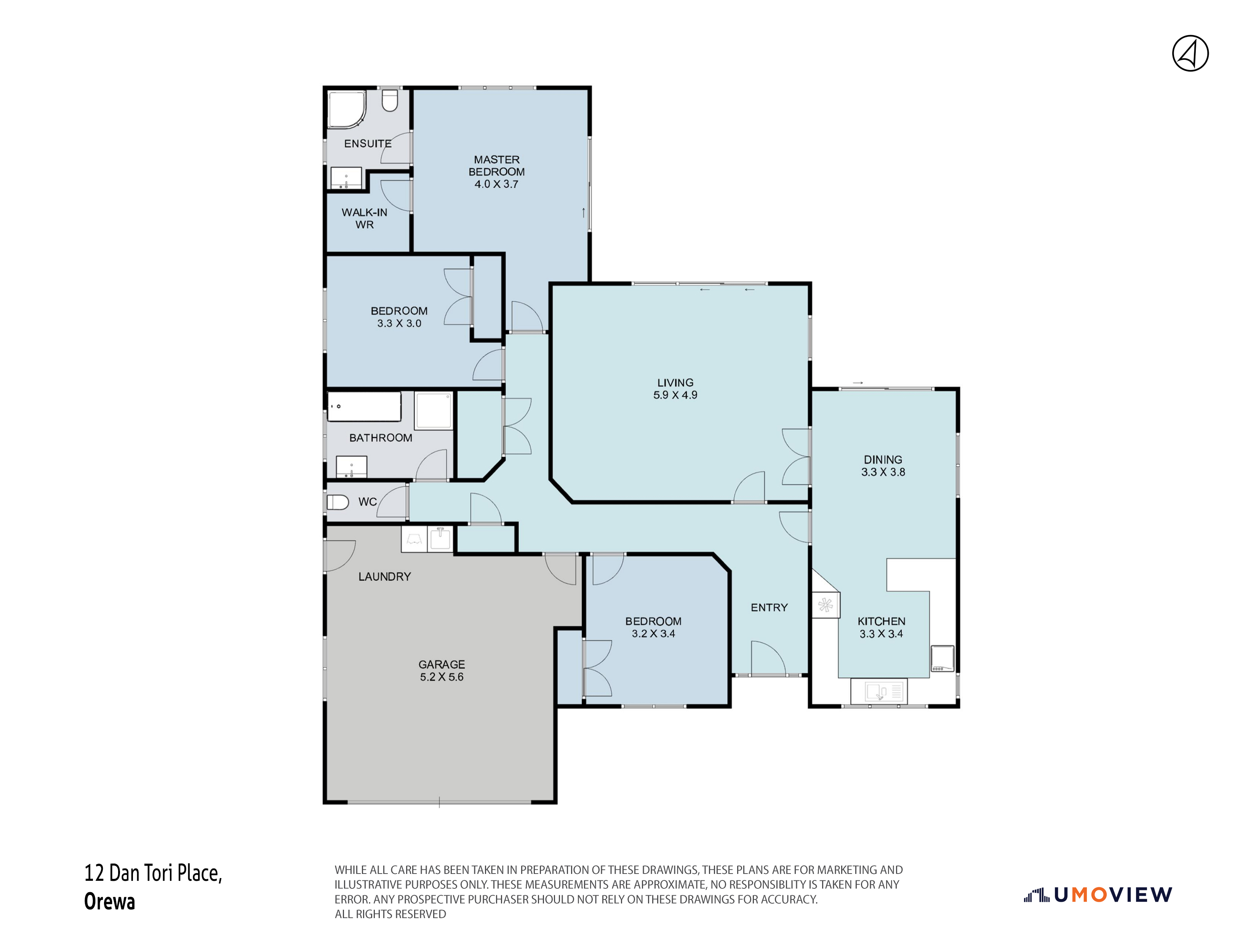 12 Dan Tori Place, Orewa, Rodney, 3 कमरे, 2 बाथरूम, House