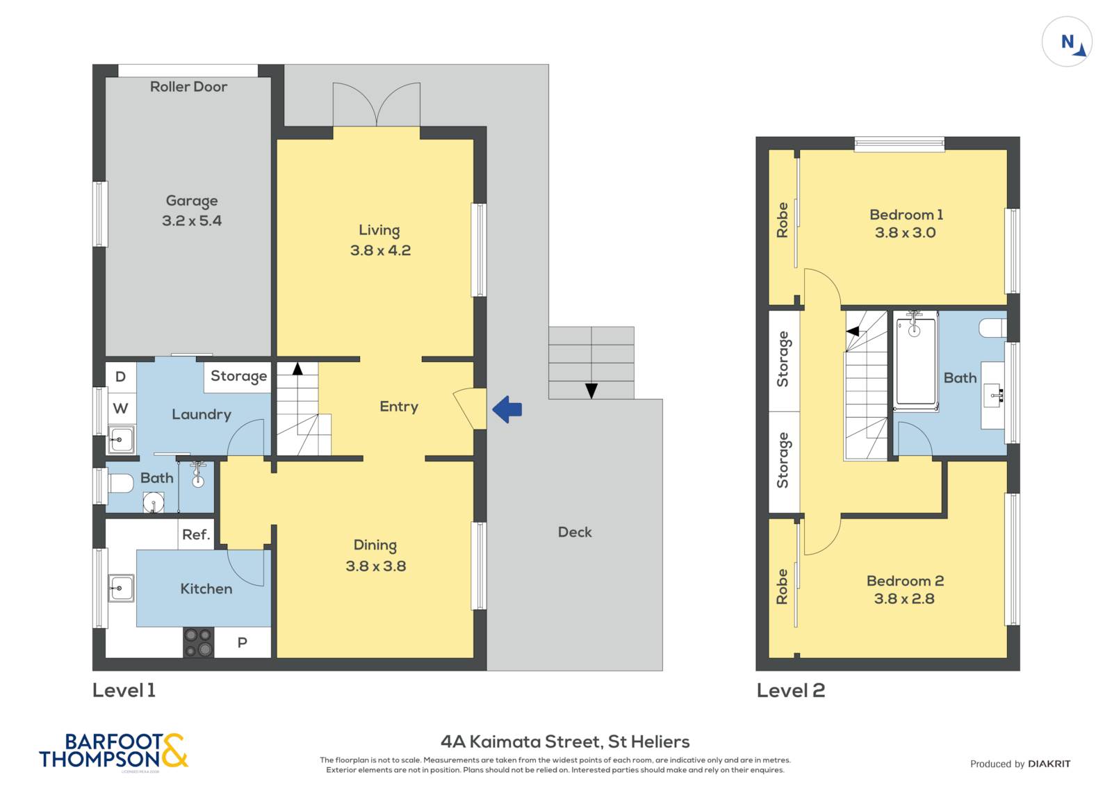 4a Kaimata Street, Saint Heliers, Auckland, 2房, 0浴, House
