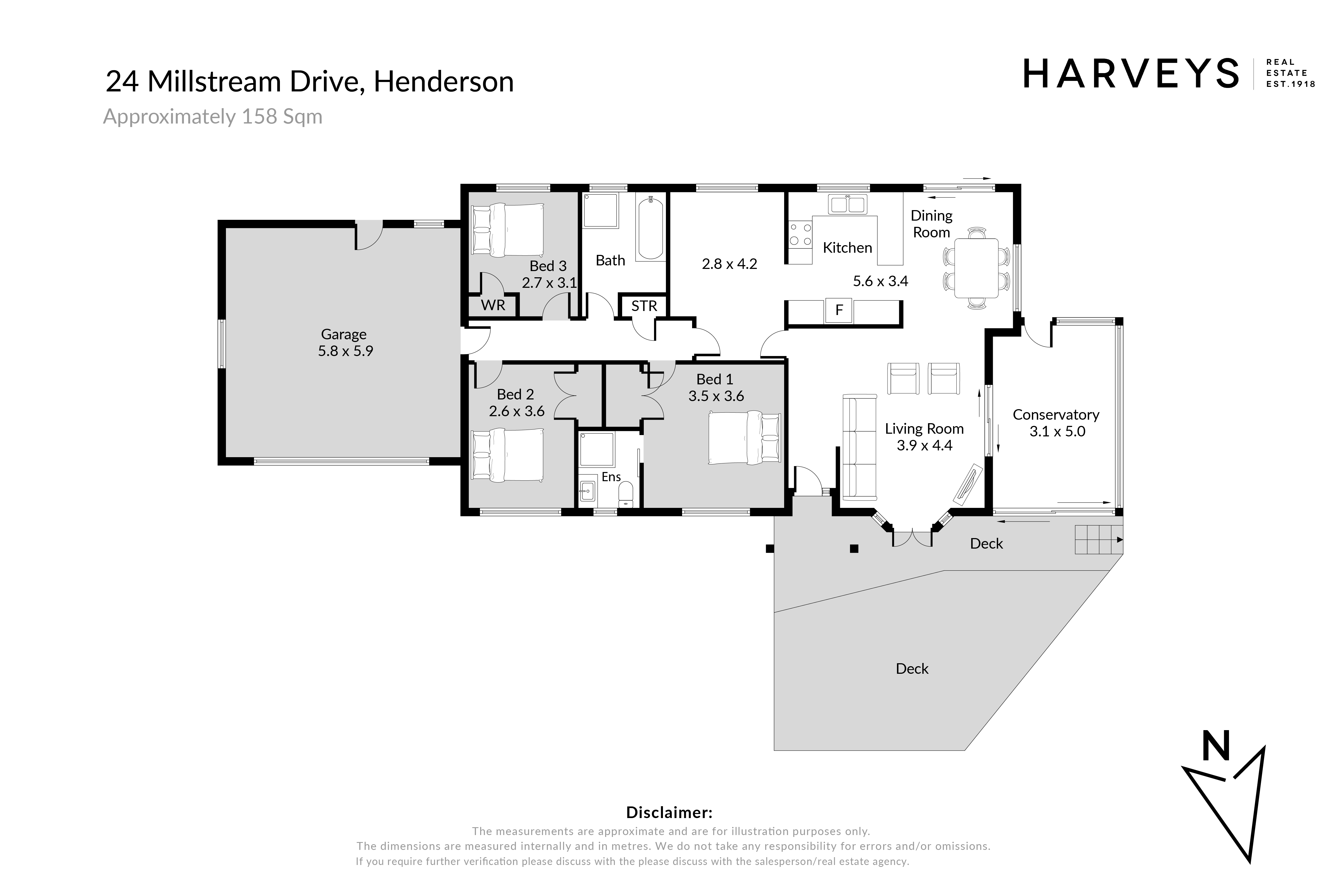 24 Millstream Drive, Henderson, Waitakere City, 3 침실, 2 욕실, House