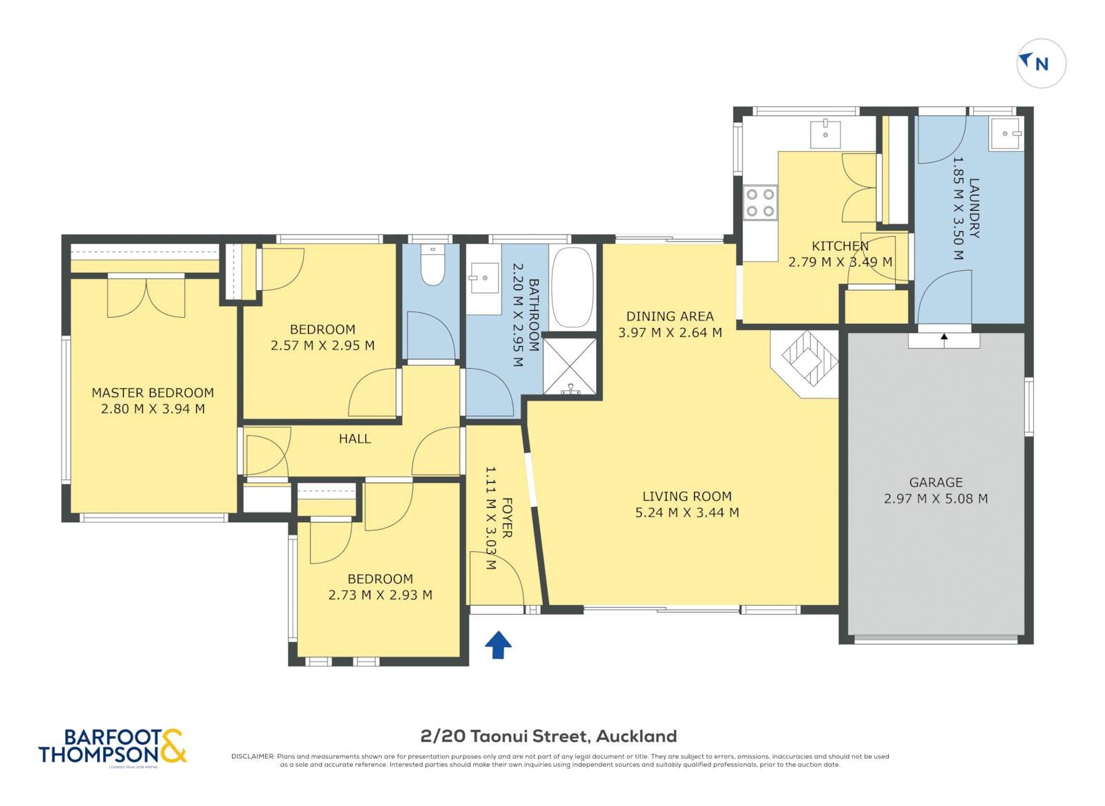 2/20 Taonui Street, Rosehill, Papakura, 3 રૂમ, 0 બાથરૂમ, Unit