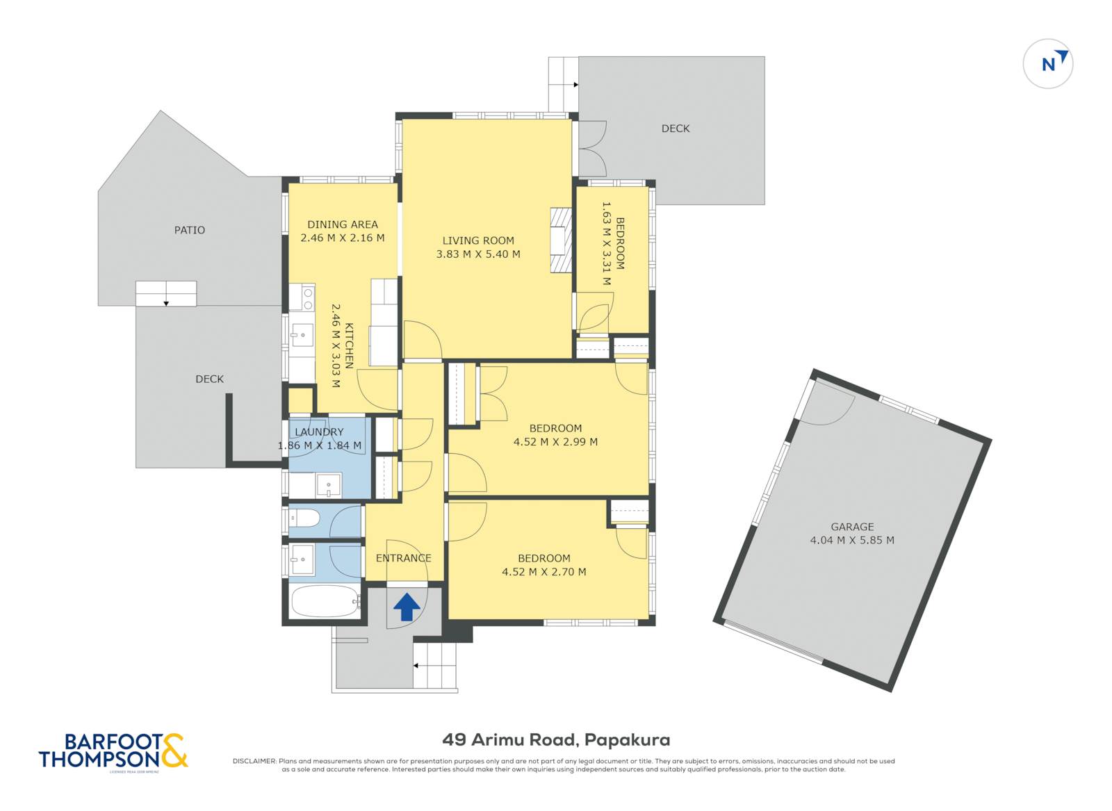 49 Arimu Road, Papakura, Papakura, 3 રૂમ, 1 બાથરૂમ, House