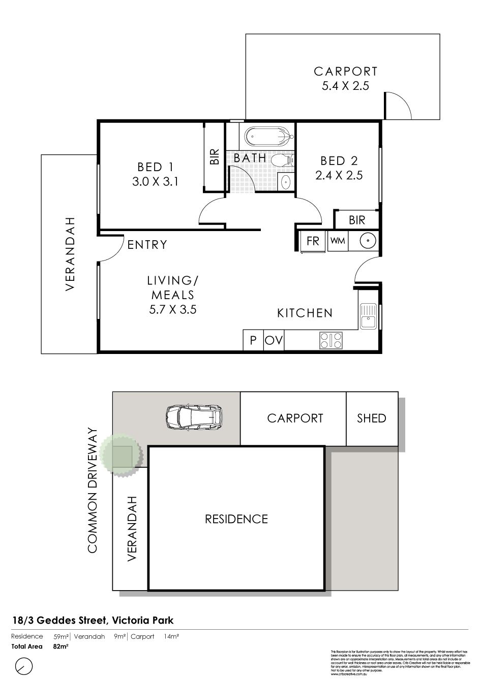 GULBERG UNIT 18 3 GEDDES ST, Victoria Park, South East Perth, 0 غرف, 0 حمامات, House