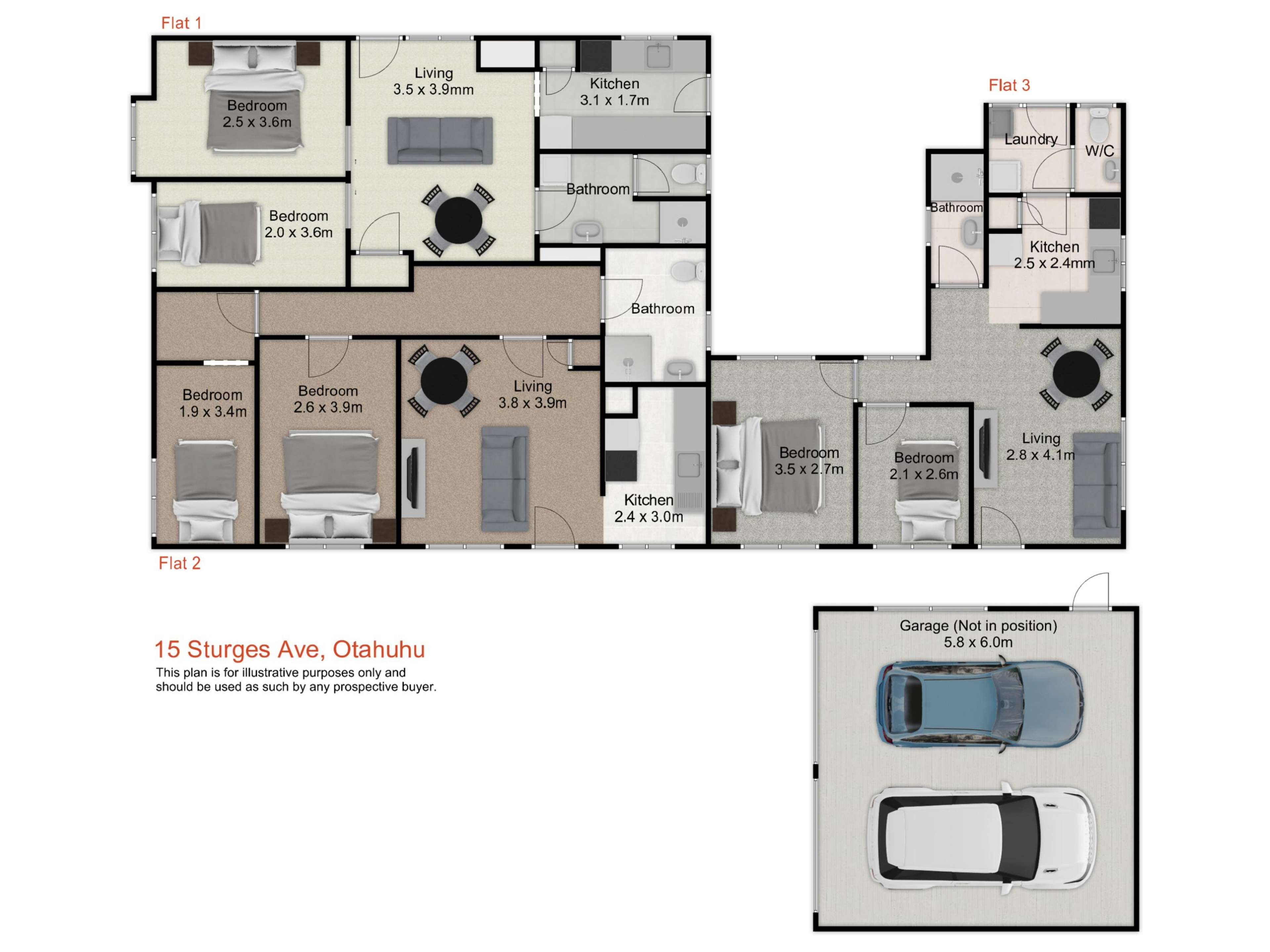 1 Ara Tutaki, Otahuhu, Auckland City, 0部屋, 0バスルーム, House