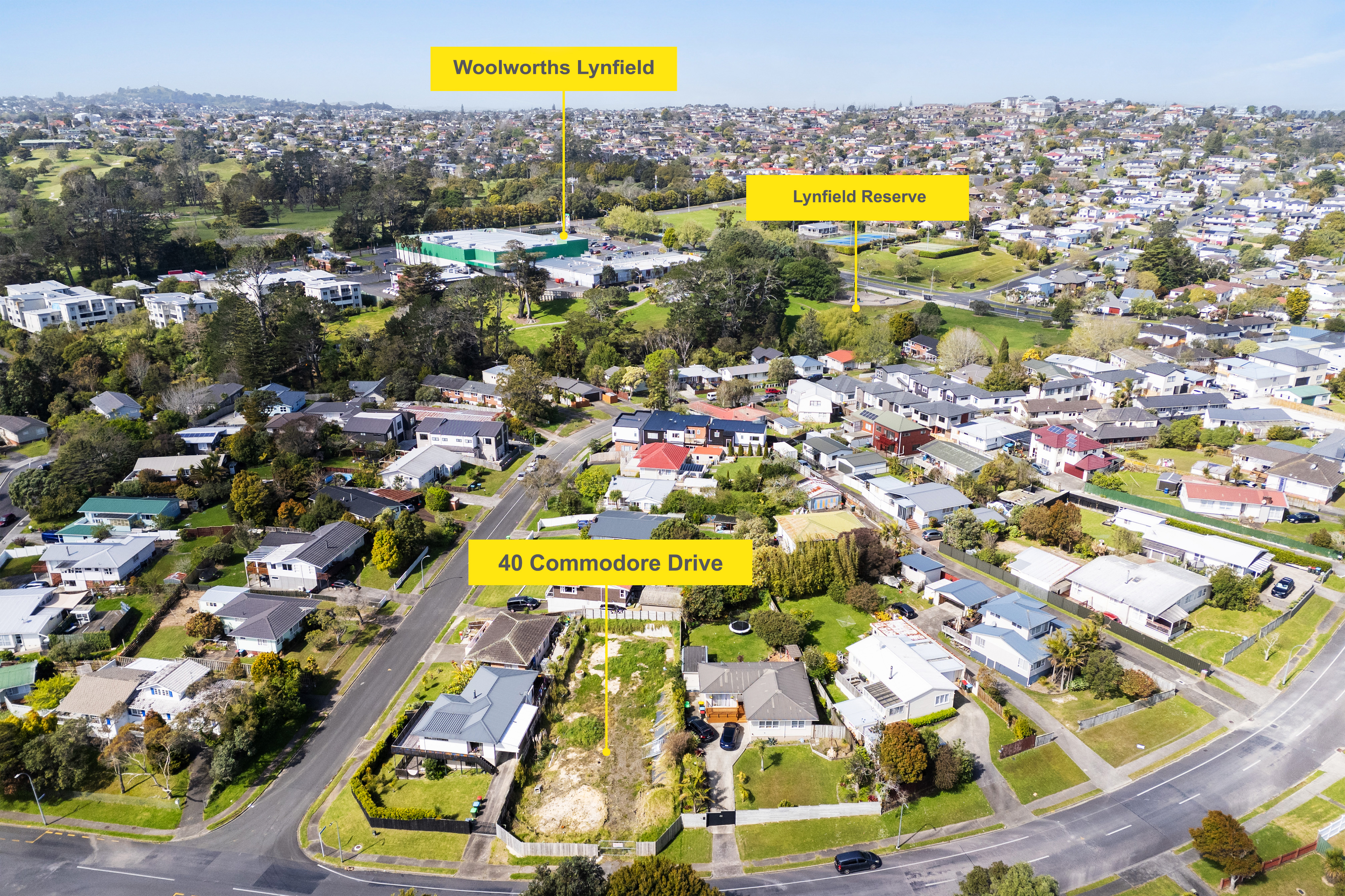 40 Commodore Drive, Lynfield, Auckland City, 4 Bedrooms, 0 Bathrooms, Section