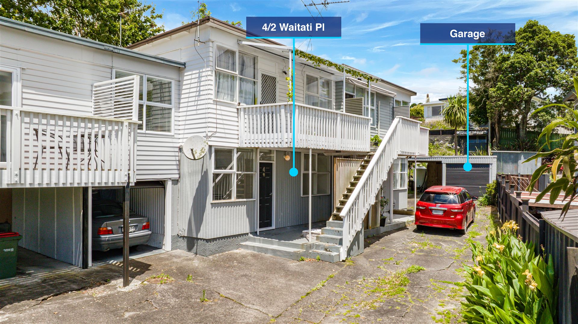 4/2 Waitati Place, New Windsor, Auckland City, 2 chambres, 1 salles de bain