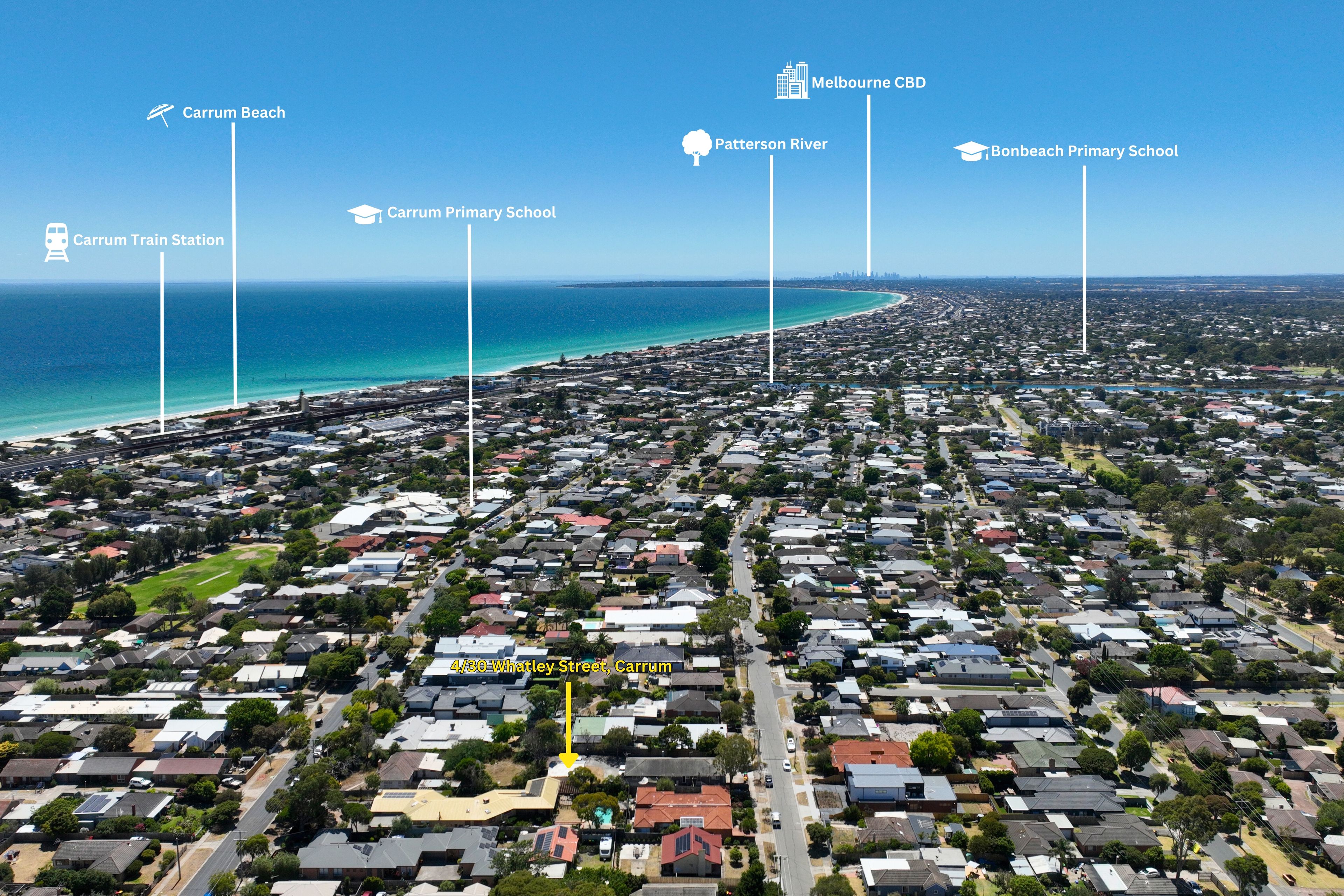 UNIT 4 30 WHATLEY ST, Carrum, Bayside, 0房, 0浴, Unit