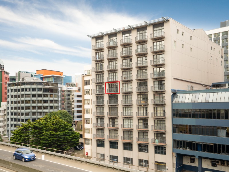 5o/154 The Terrace, Wellington Central, Wellington City, 1 ห้องนอน, 1 ห้องน้ำ