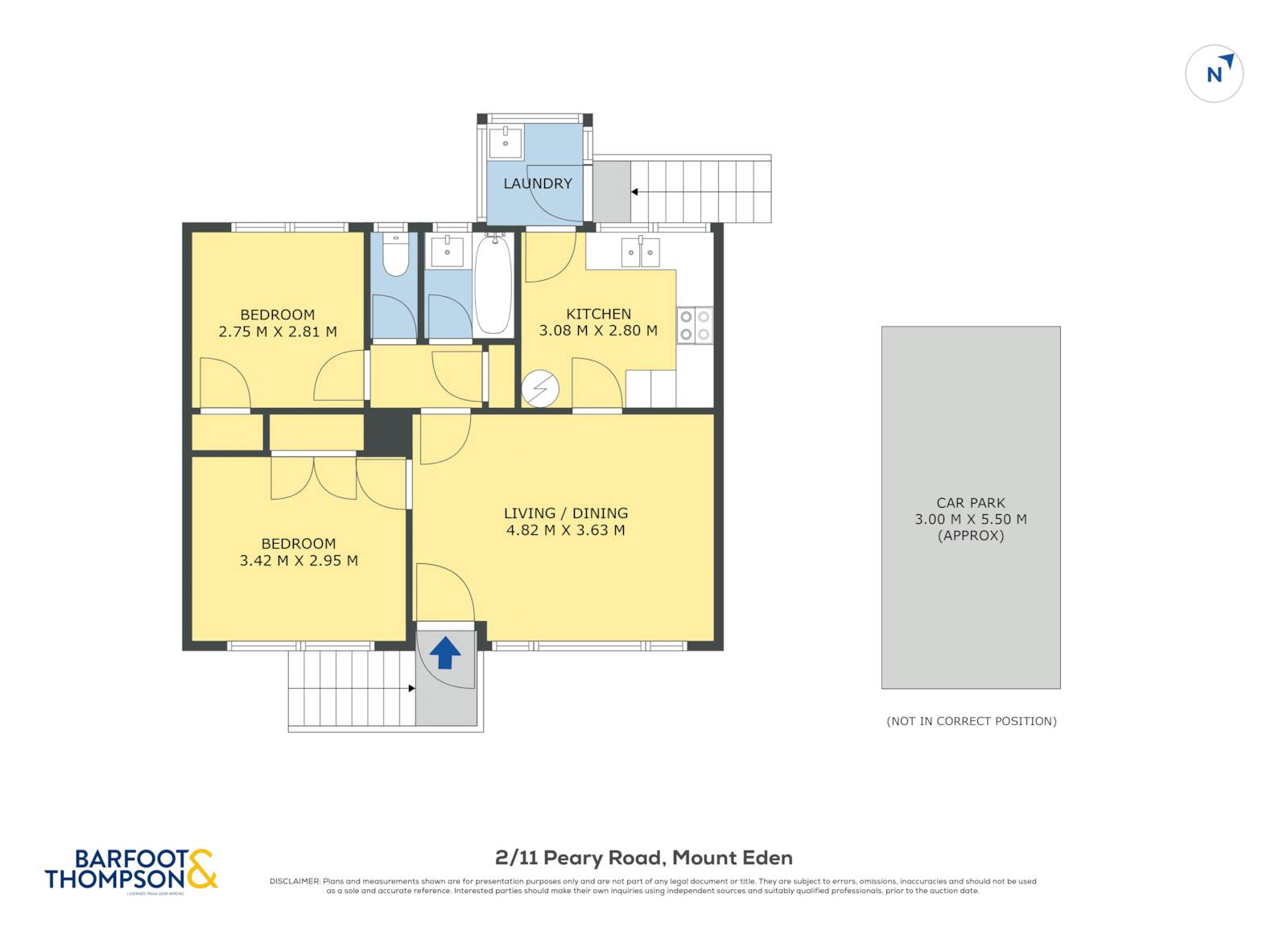 2/11 Peary Road, Mount Eden, Auckland City, 2房, 1浴, House