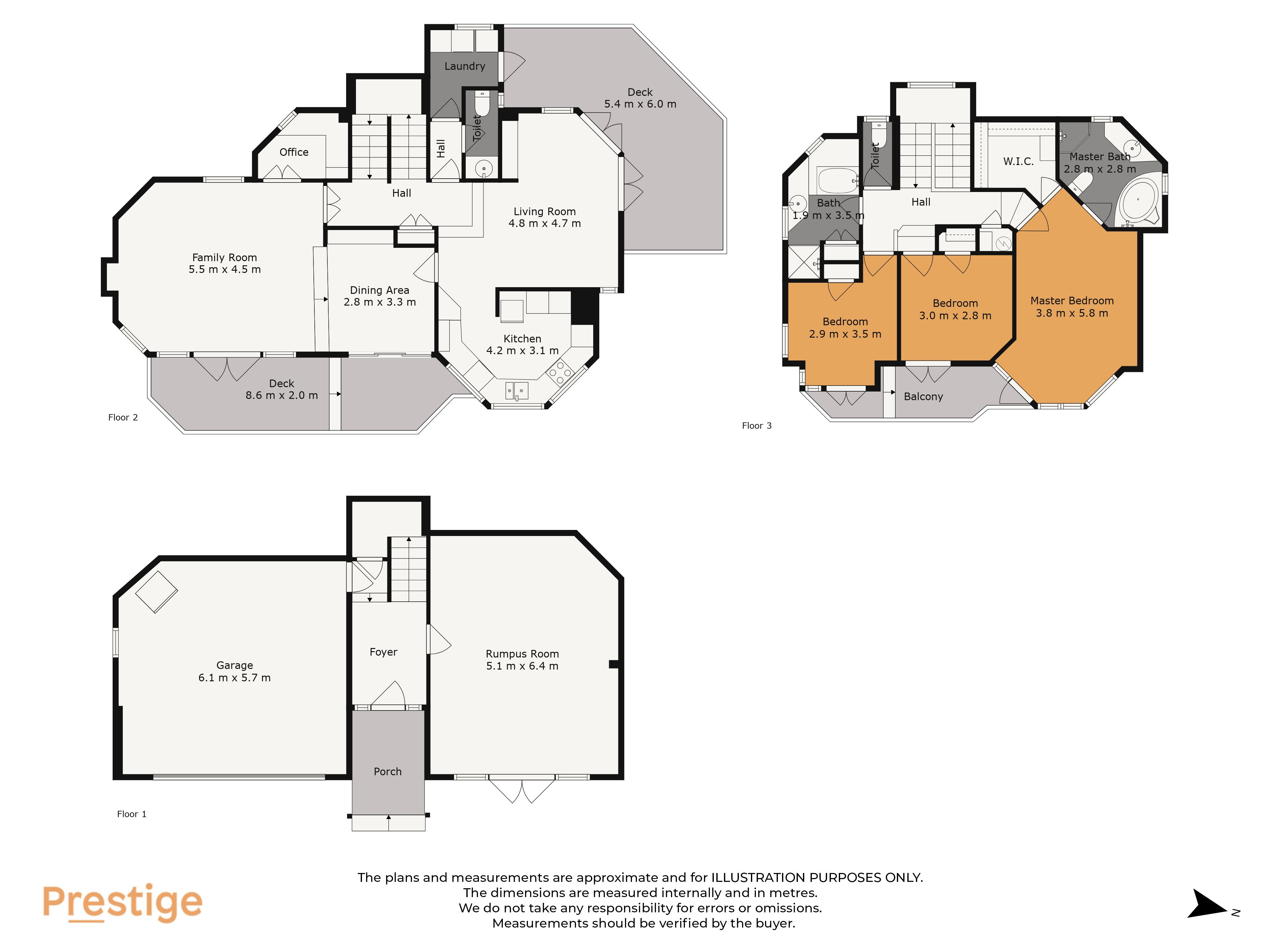 1/62 Beach Road, Castor Bay, Auckland - North Shore, 3房, 0浴, House
