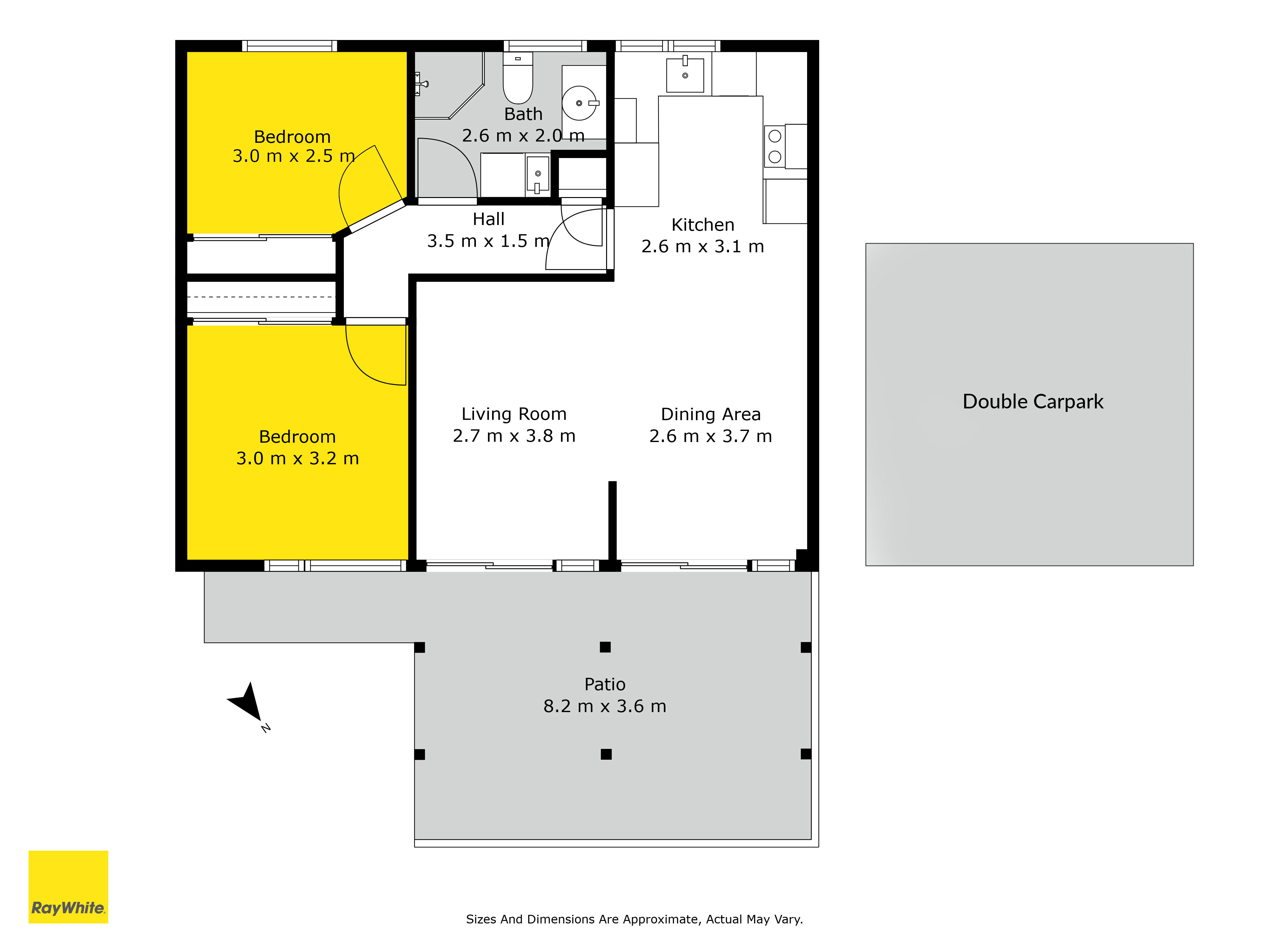 3/37 Waipa Street, Birkenhead, North Shore City, 2 Bedrooms, 1 Bathrooms, House