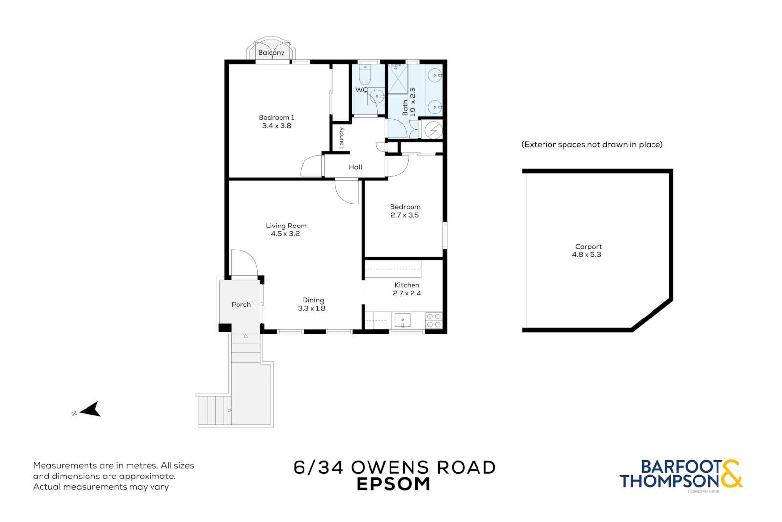 6/34 Owens Road, Epsom, Auckland, 2 chambres, 1 salles de bain, House