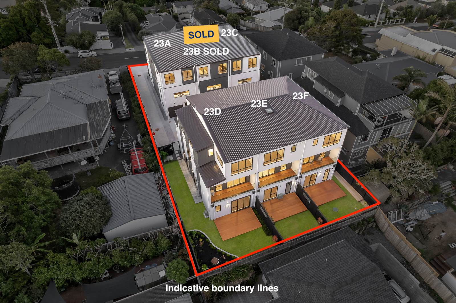 23e Pupuke Road, Birkenhead, North Shore City, 4 कमरे, 3 बाथरूम, Townhouse