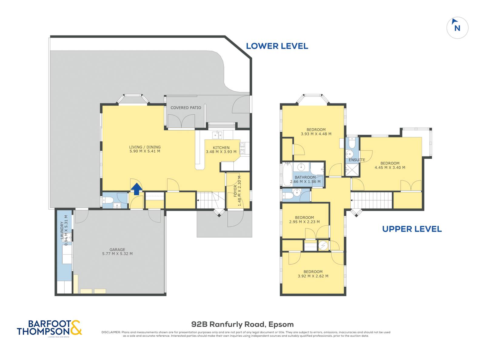 92b Ranfurly Road, Epsom, Auckland, 4部屋, 0バスルーム, House