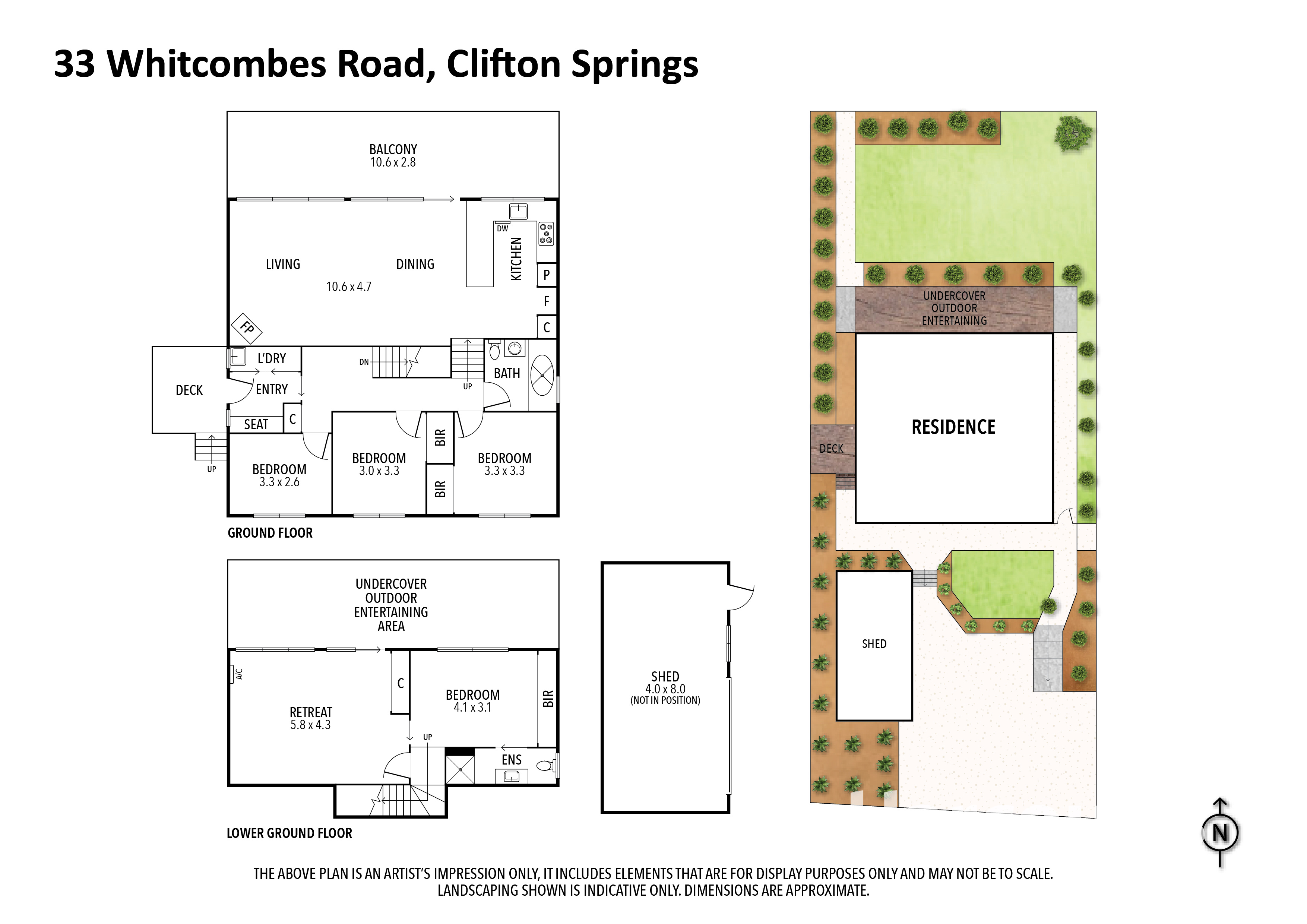 33 WHITCOMBES RD, Clifton Springs, Geelong, 0 कमरे, 0 बाथरूम, House