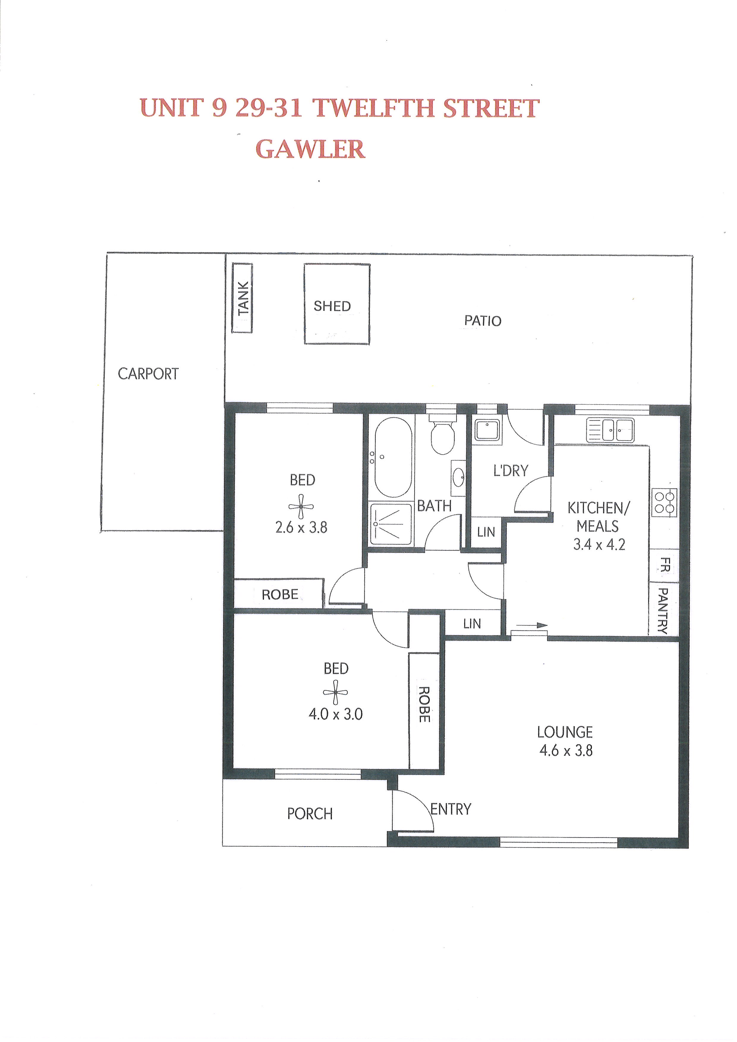UNIT 9 29-31 TWELFTH ST, Gawler South, Northern Adelaide, 0 rūma, 0 rūma horoi, House