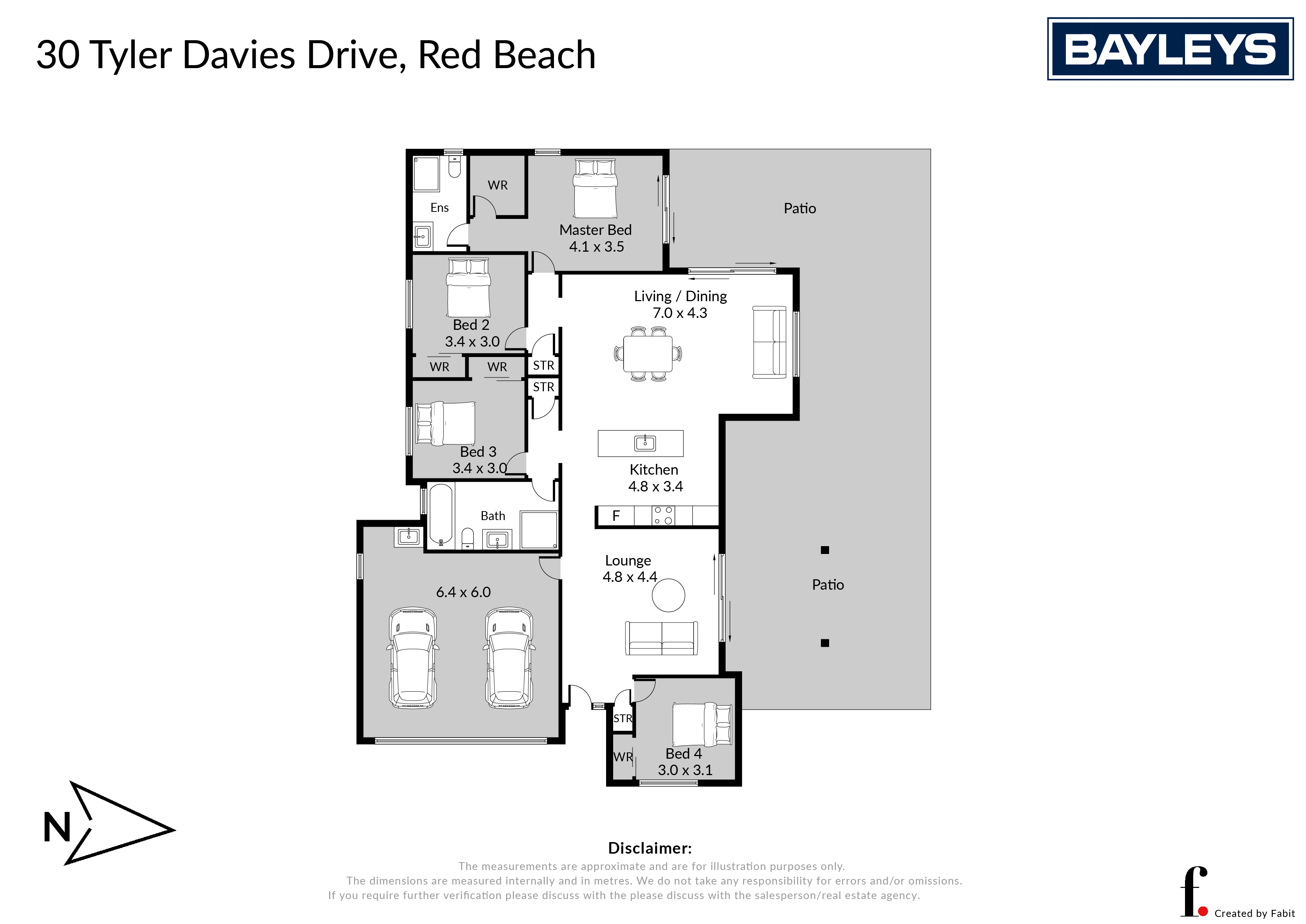 30 Tyler Davies Drive, Red Beach, Rodney, 4 Schlafzimmer, 2 Badezimmer, House