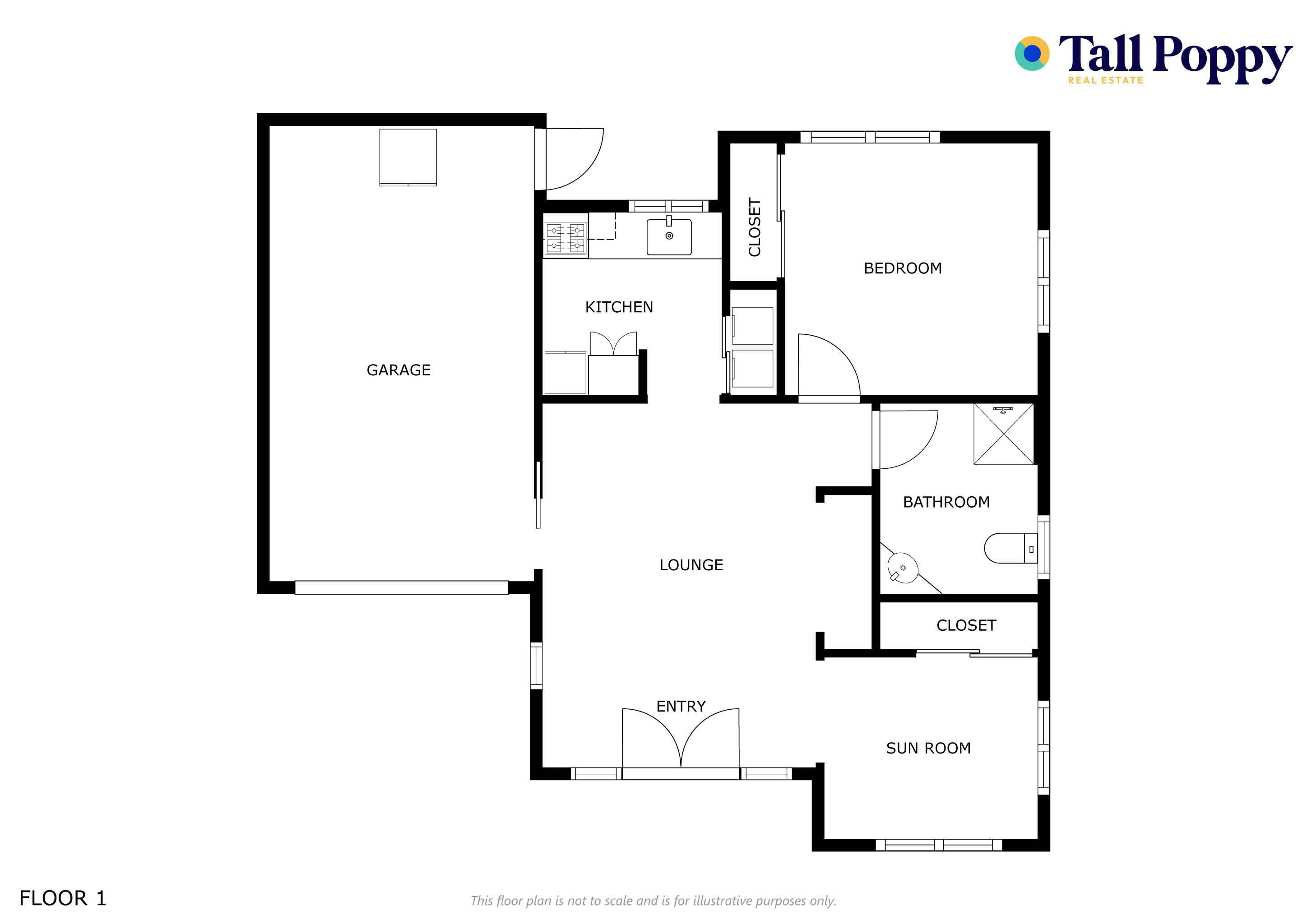 38a Ensors Road, Opawa, Christchurch City, 1房, 1浴, Unit